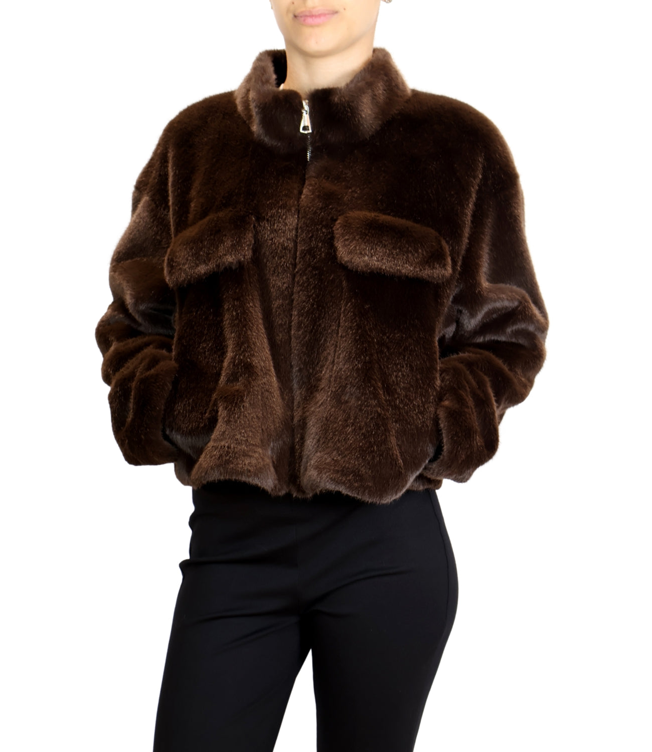Susy Mix Giacca da Donna - Moro - 25208