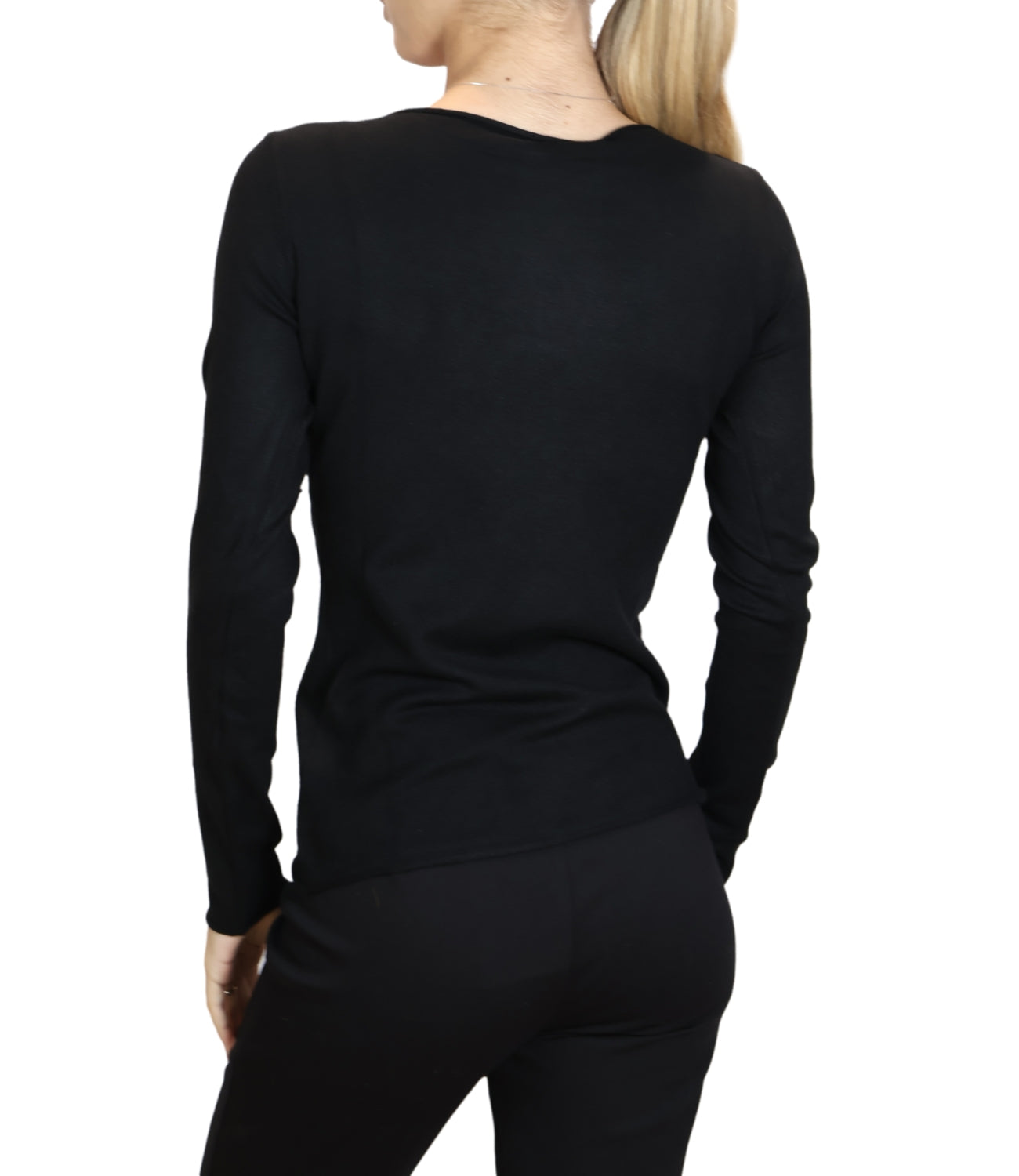 Susy Mix Maglia da Donna - Nero - 260902