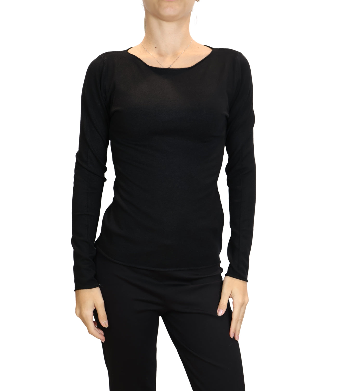 Susy Mix Maglia da Donna - Nero - 260902