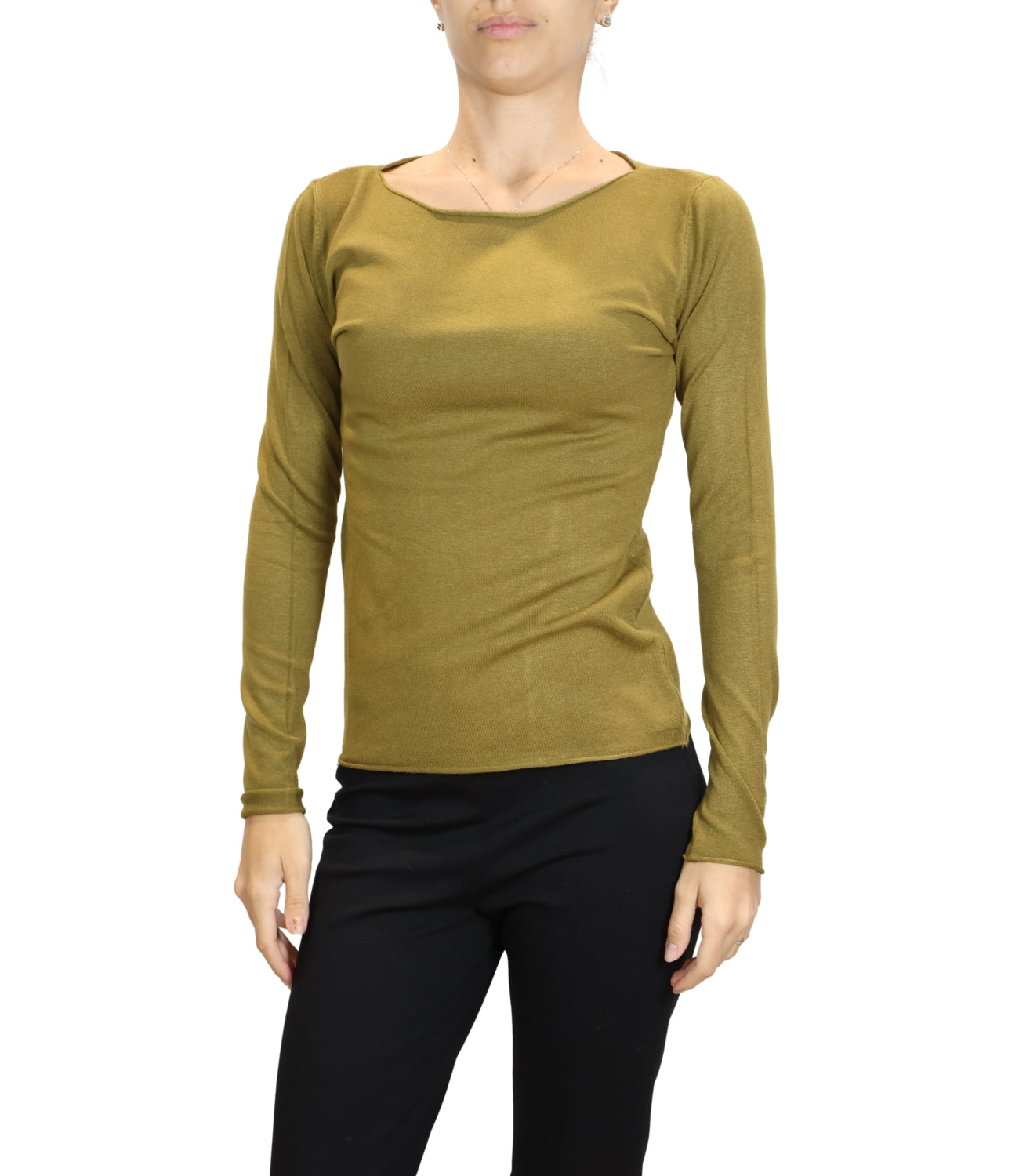 Susy Mix Maglia da Donna - Verde Oliva - 260902
