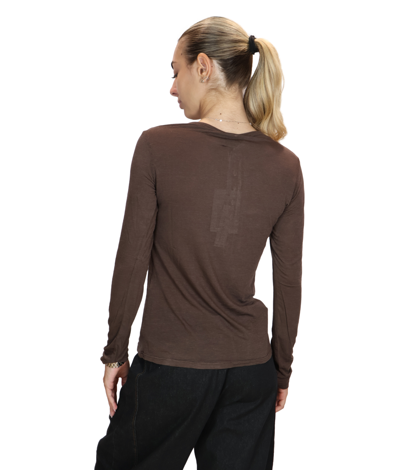 Susy Mix Maglia da Donna - Moro - 2763