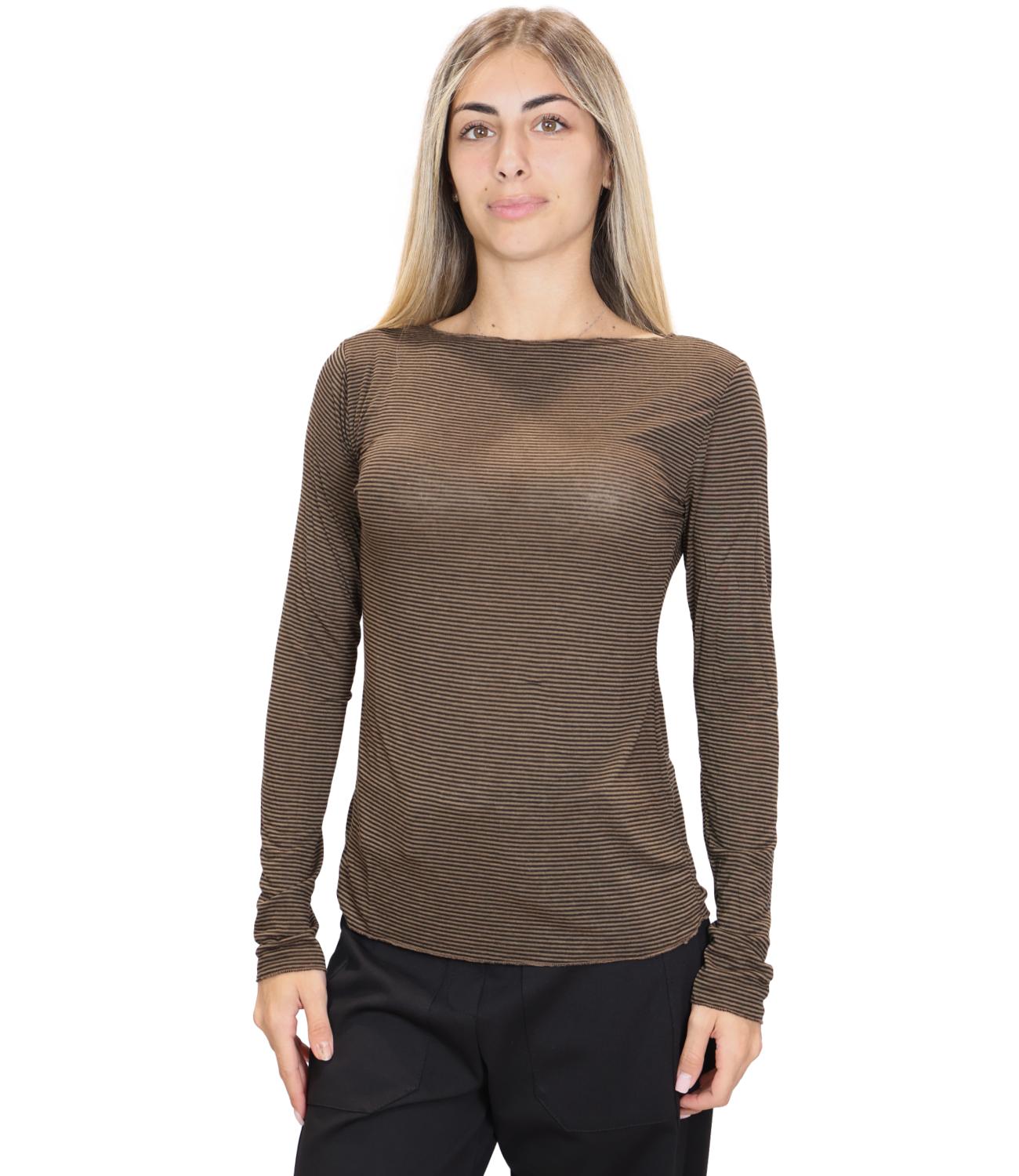 Susy Mix Maglia da Donna - Cioccolato - 2787