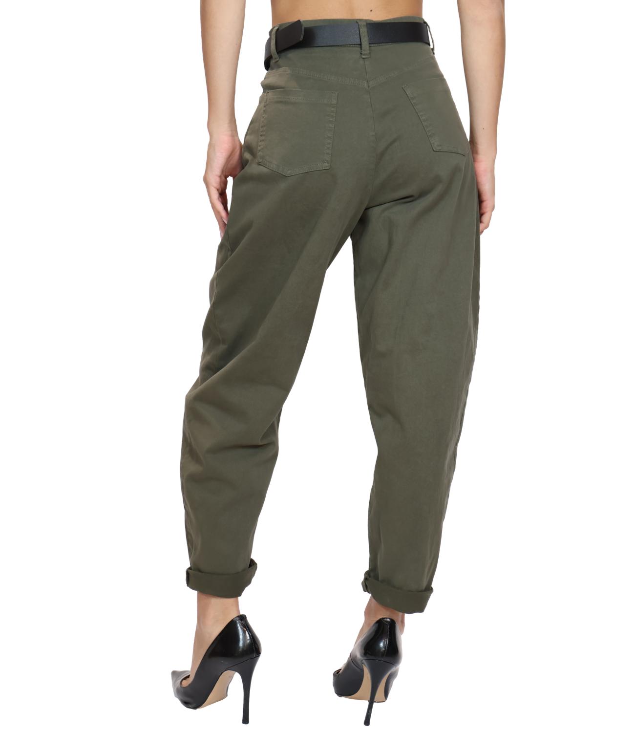 Susy Mix Pantalone da Donna - Militare - 60285pmtr