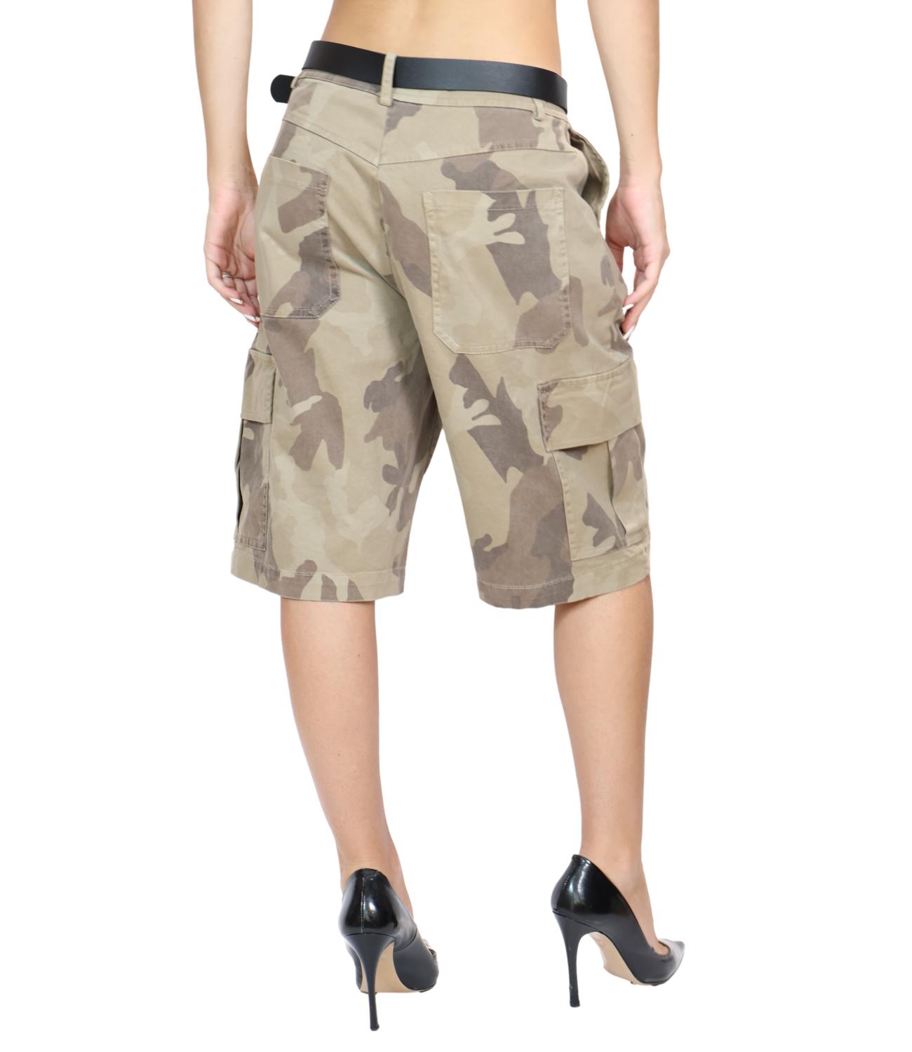 Susy Mix Bermuda da Donna - Militare - 61334pn