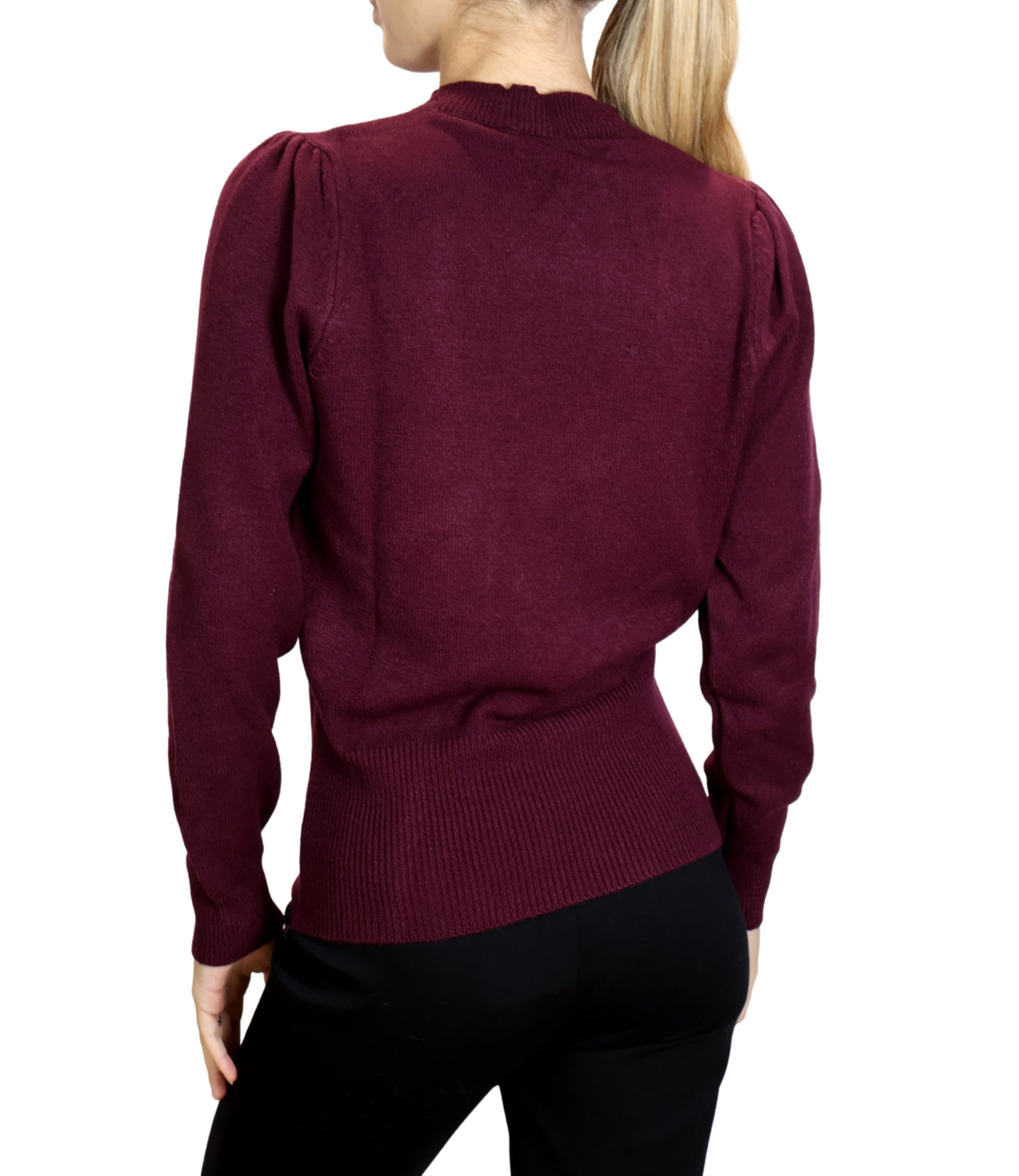 Susy Mix Maglia da Donna - Vino - It1508