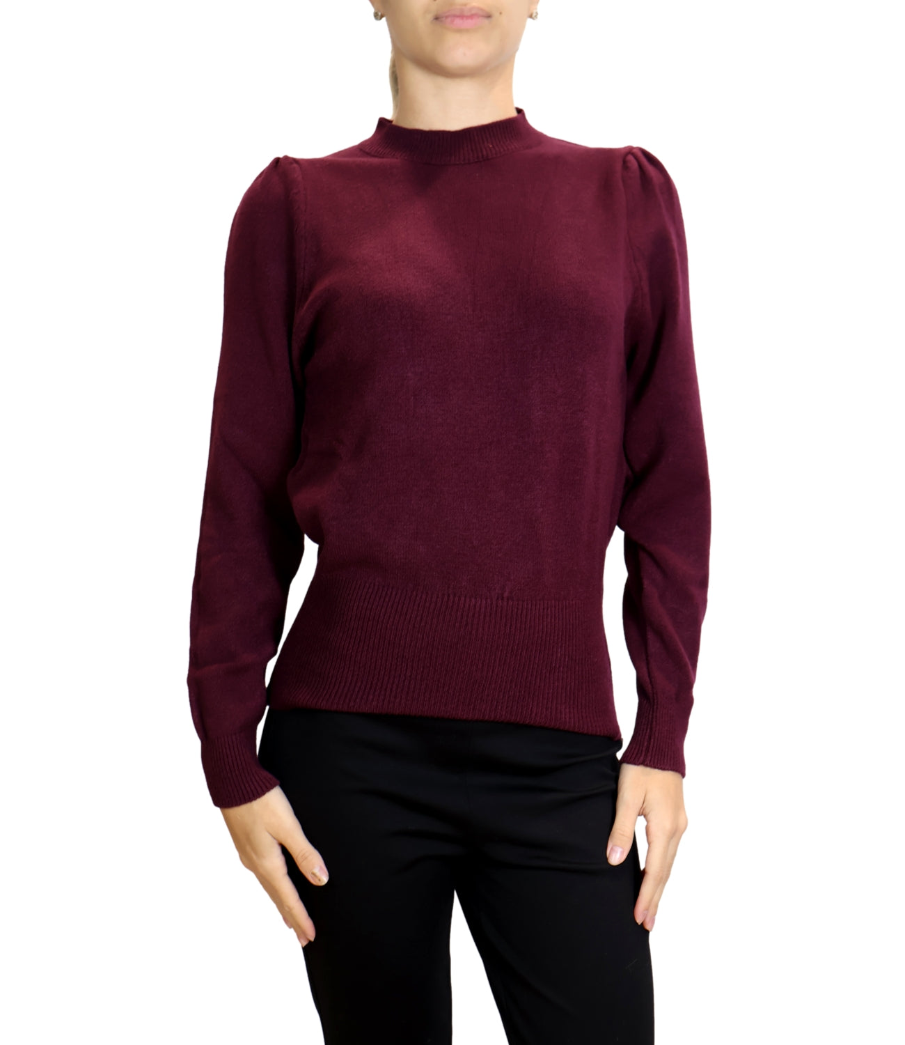 Susy Mix Maglia da Donna - Vino - It1508