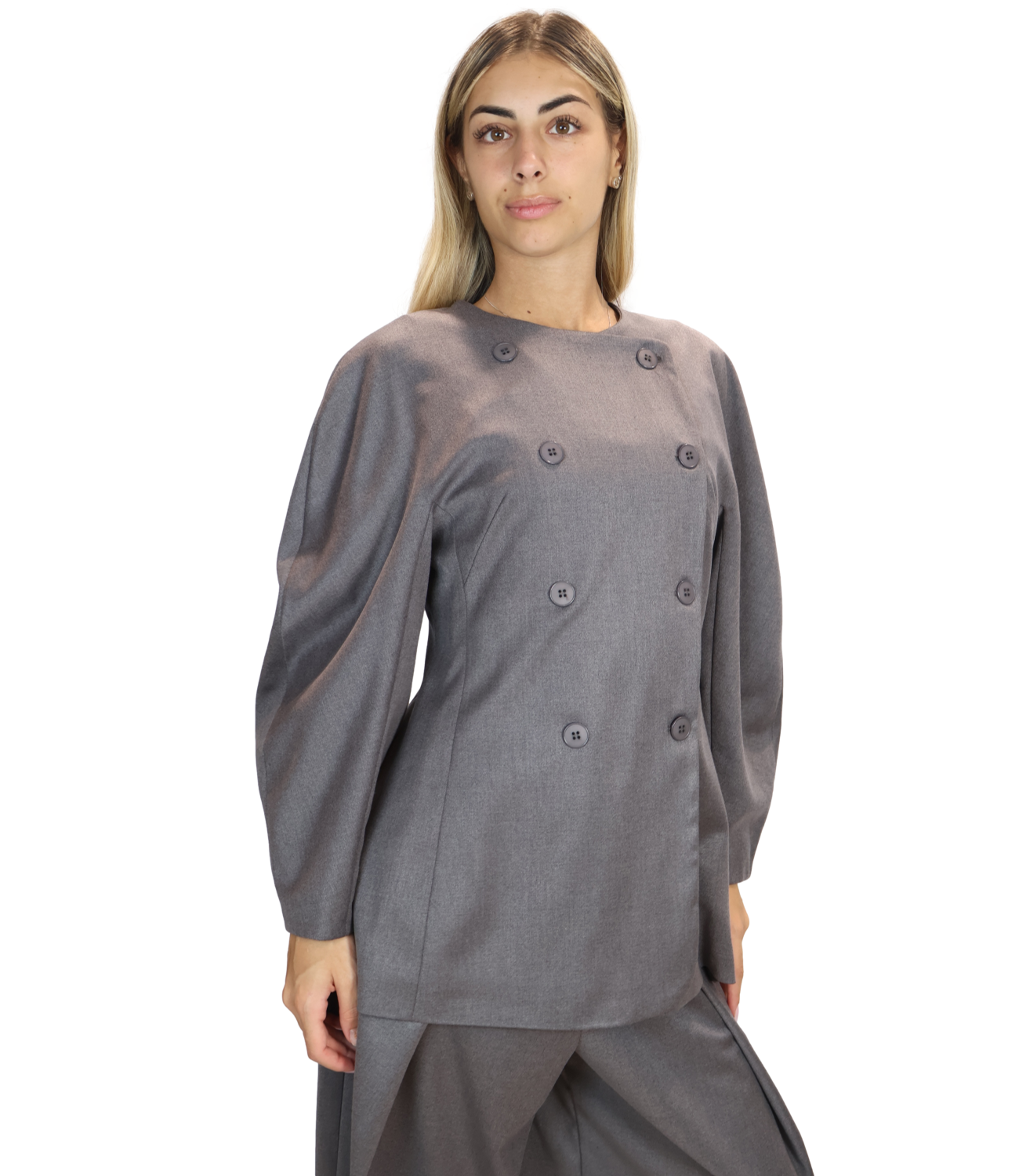 Susy Mix Giacca da Donna - Grigio - J688smt271