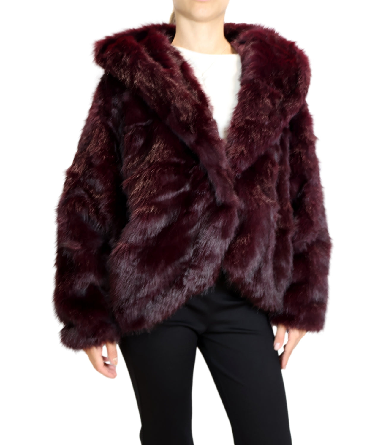 Susy Mix Giacca da Donna - Bordeaux - J8527