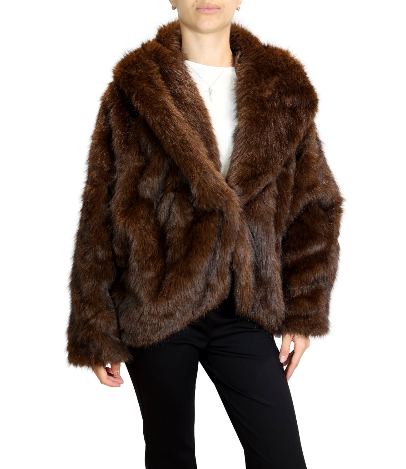 Susy Mix Giacca da Donna - Moro - J8527