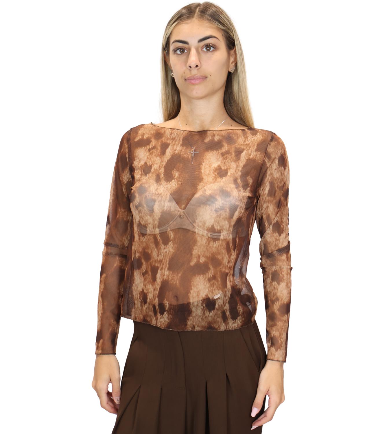 Susy Mix Maglia da Donna - Moro - L362gr25