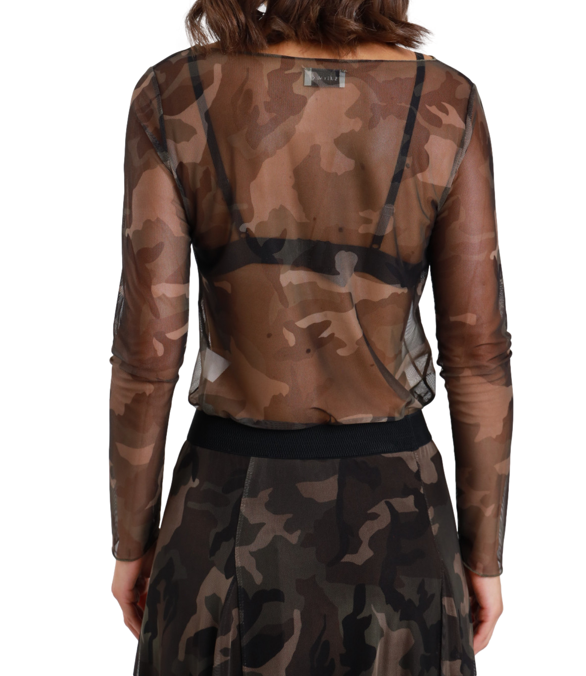 Susy Mix Maglia da Donna - Mimetico - L362mi