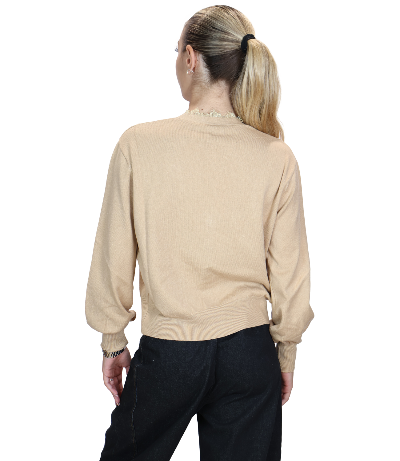Susy Mix Giacchina da Donna - Beige - M121