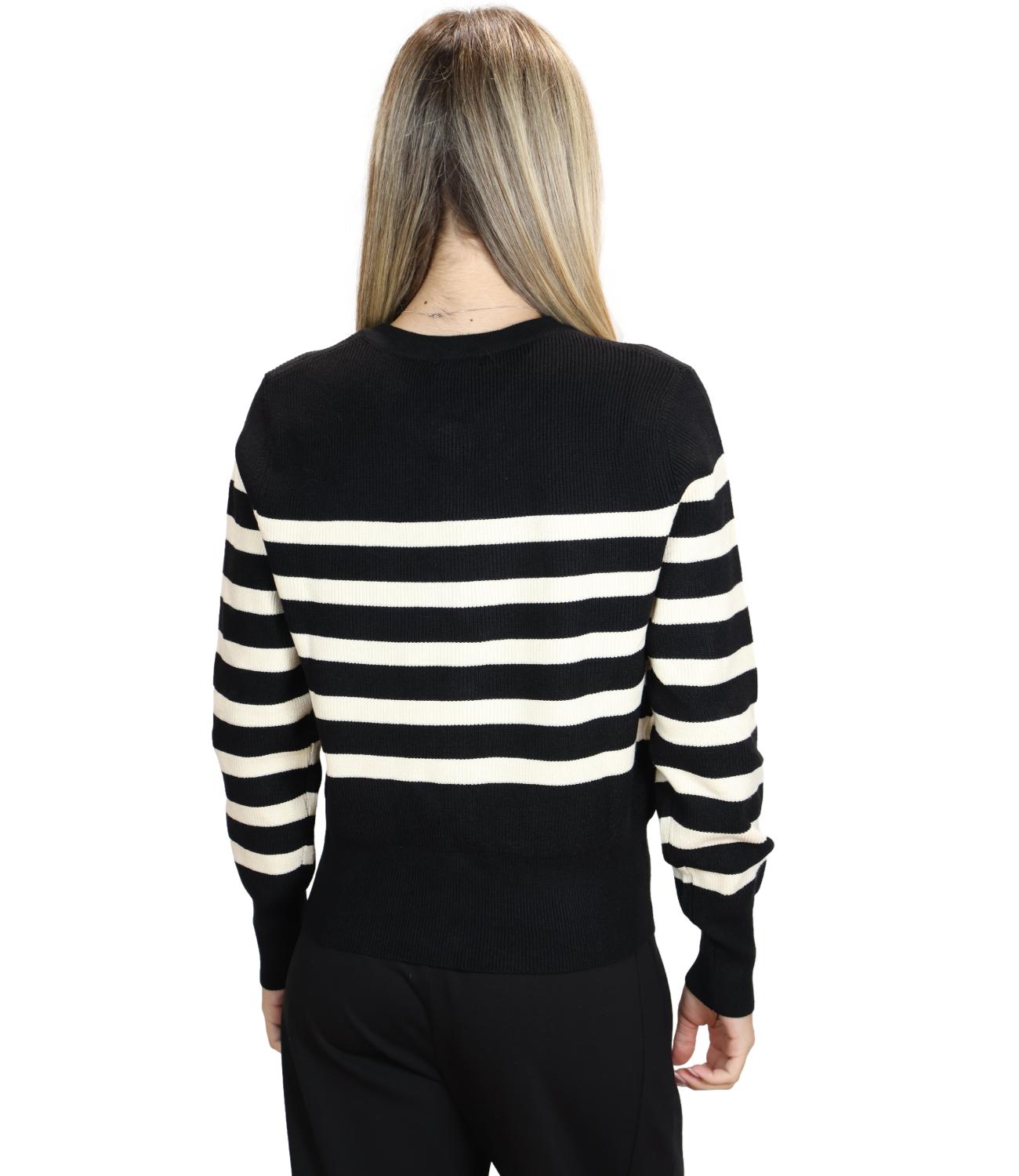 Susy Mix Maglia da Donna - Nero - M149