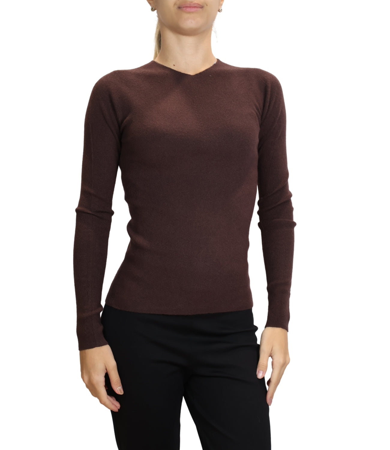 Susy Mix Maglia da Donna - Moro - M225