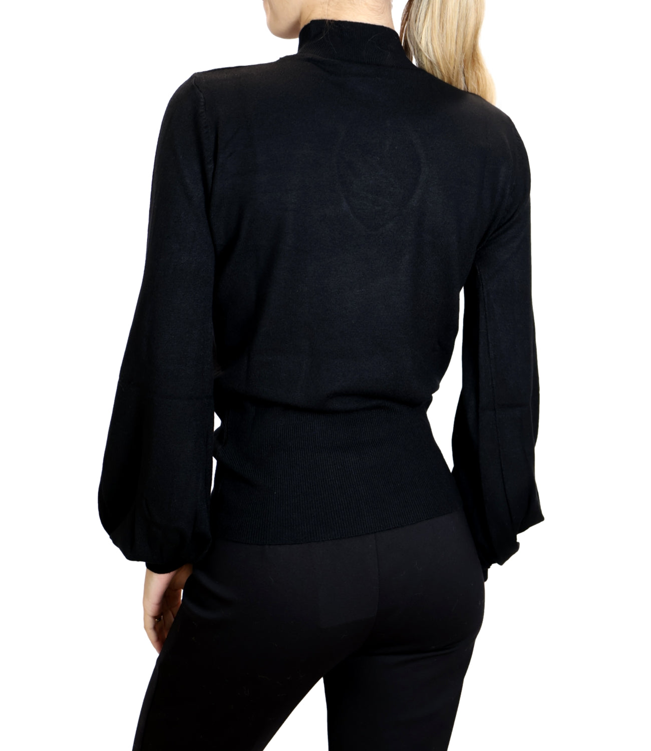 Susy Mix Maglia da Donna - Nero - M339