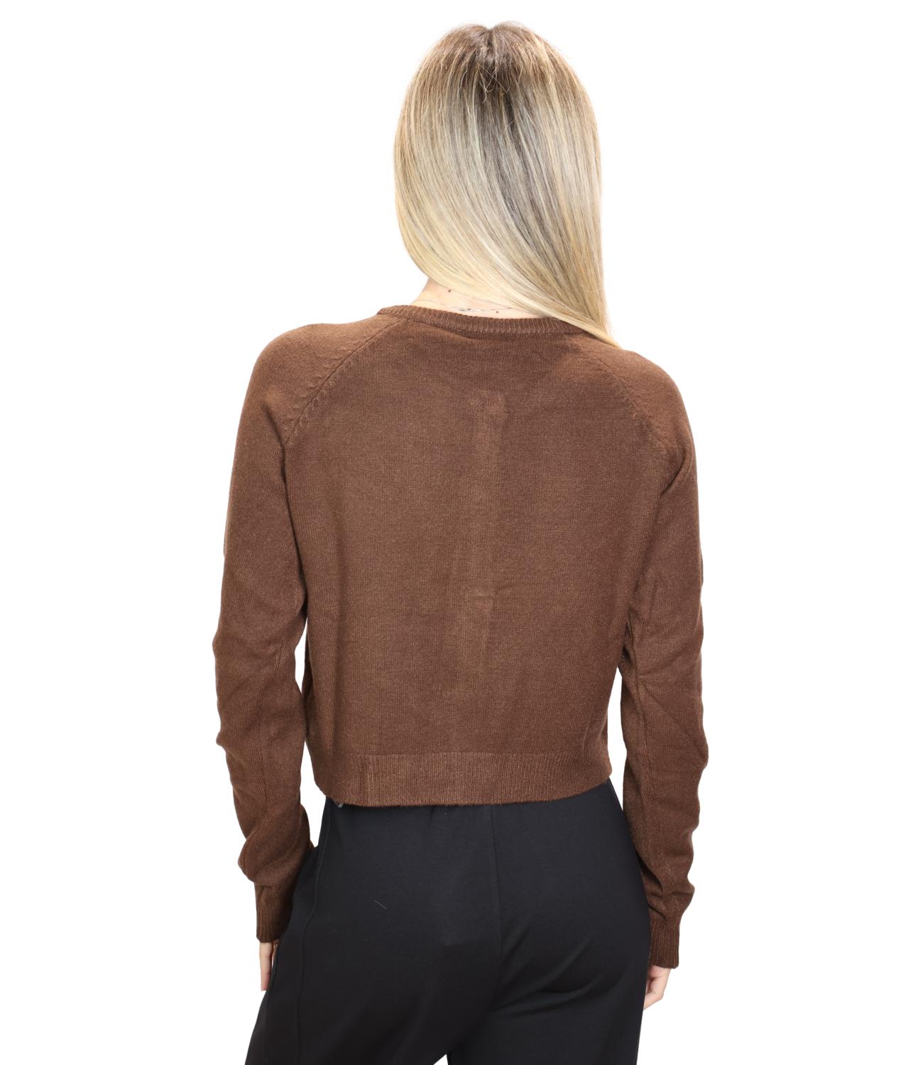 Susy Mix Maglia da Donna - Moro - M366