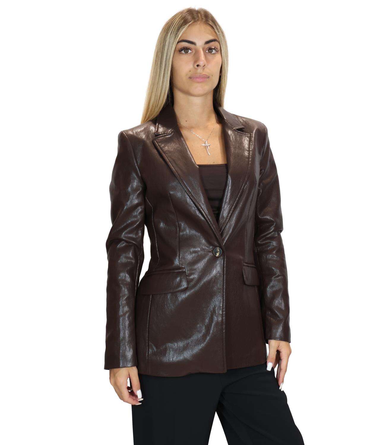 Susy Mix Giacca da Donna - Moro - Pp432t18