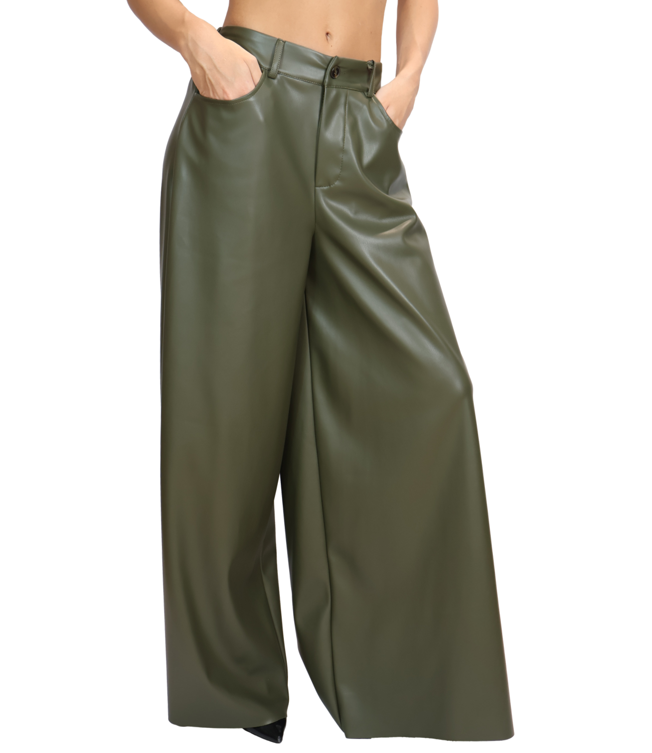 Susy Mix Pantalone da Donna - Militare - S12132eco