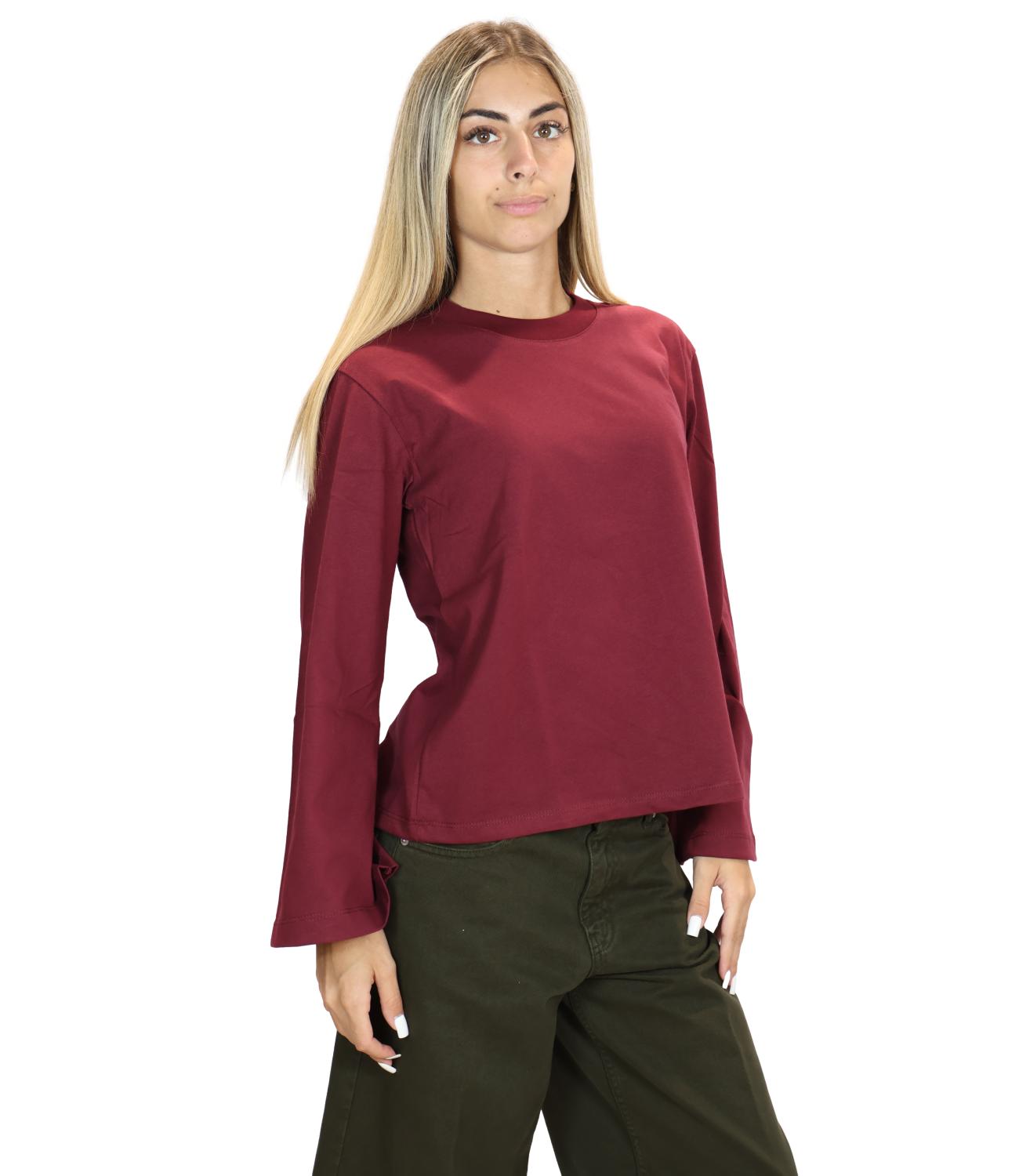 Susy Mix T-Shirt da Donna - Prugna - Sh004397