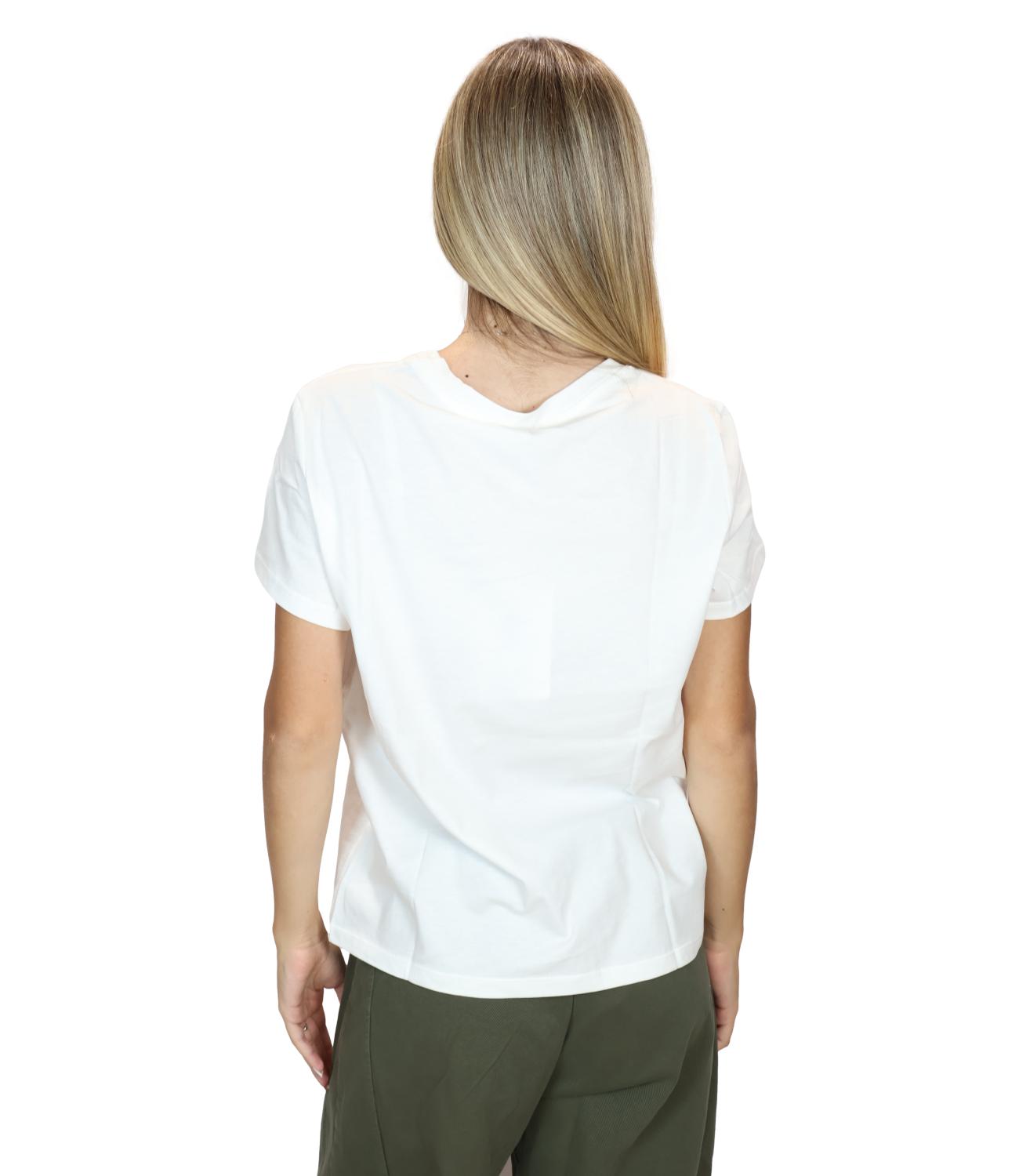 Susy Mix T-Shirt da Donna - B.co/verde - Sh004840