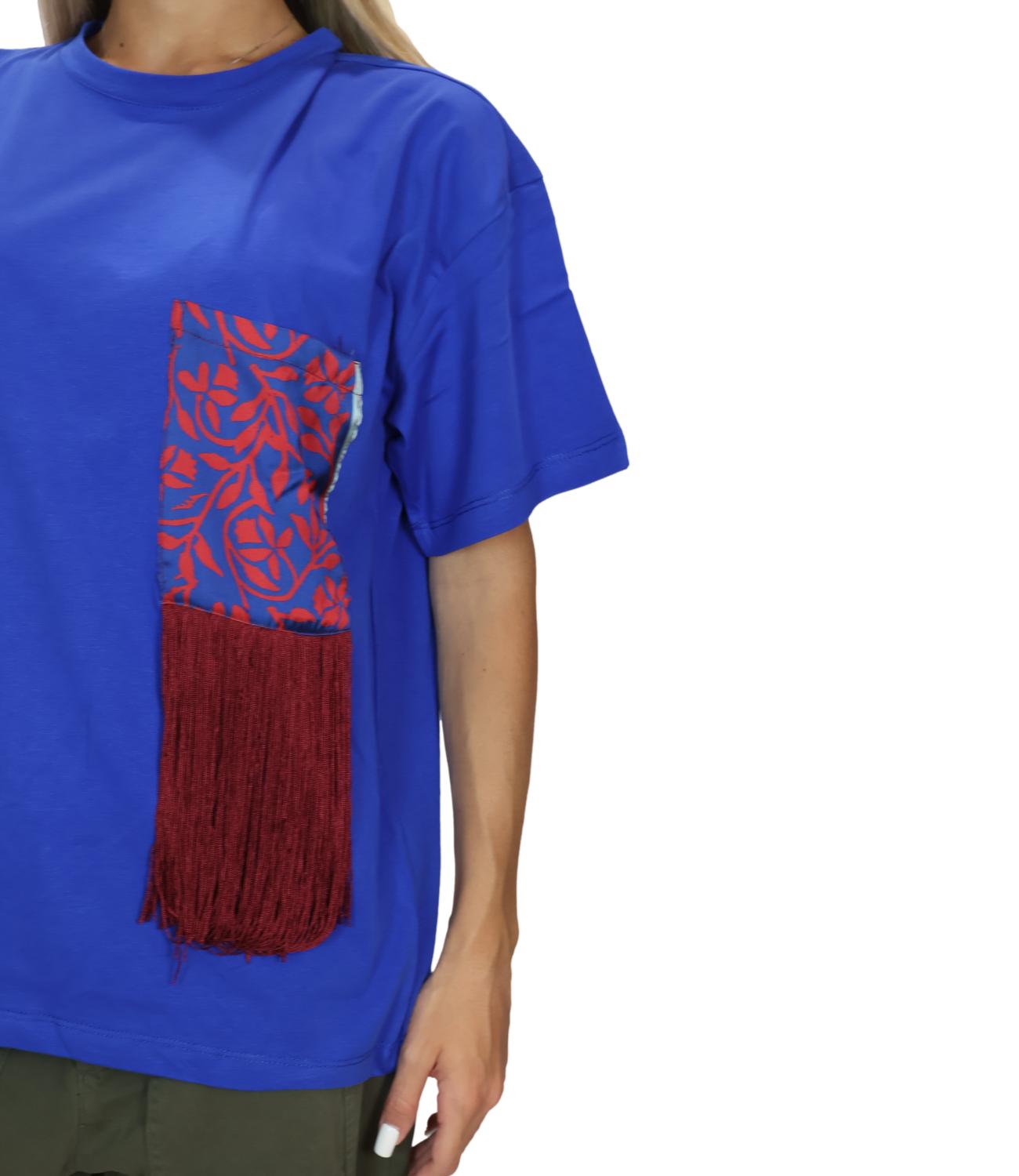 Susy Mix T-Shirt da Donna - Blu Royal - Sh004932