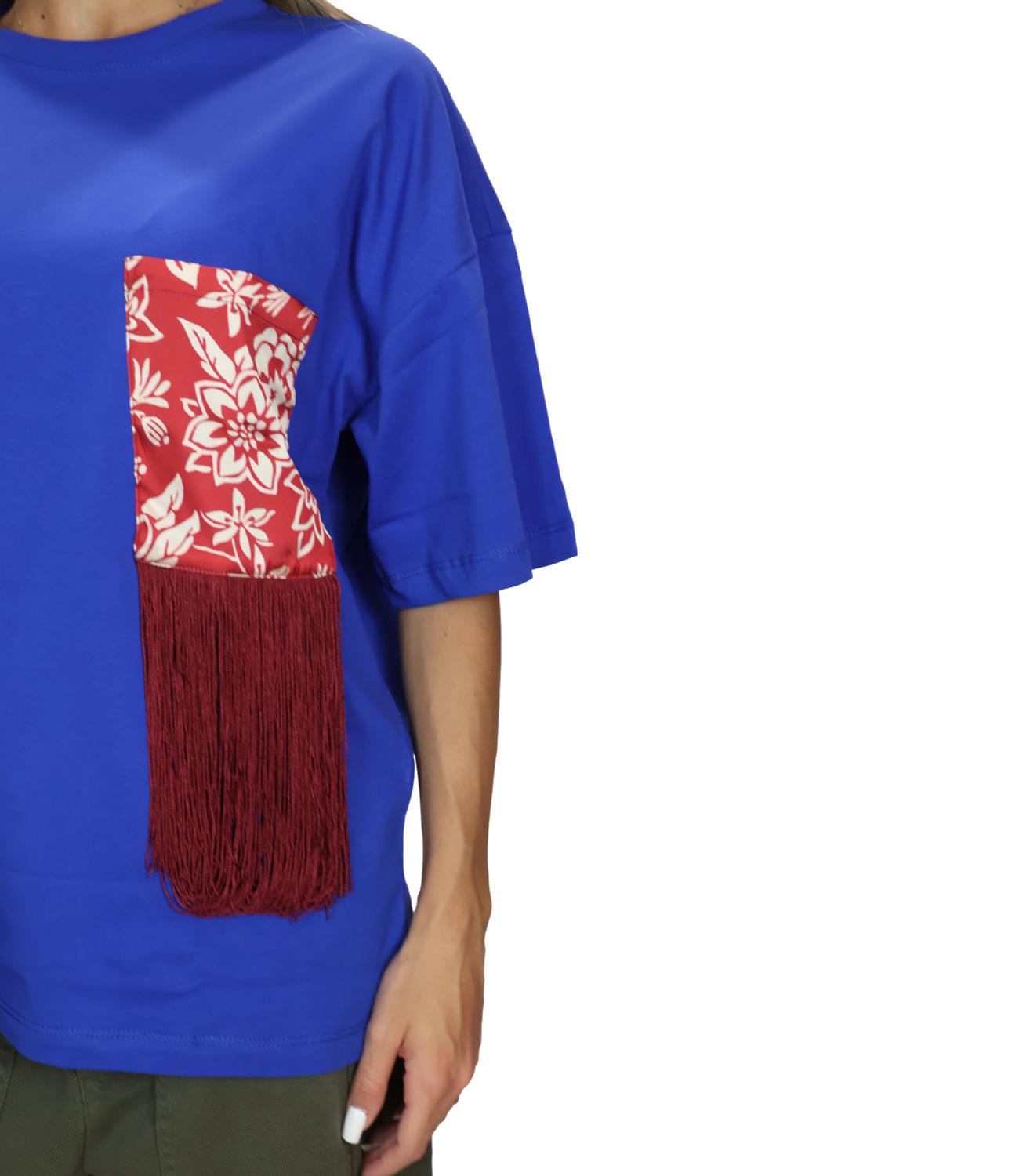 Susy Mix T-Shirt da Donna - Blu Royal - Sh004932