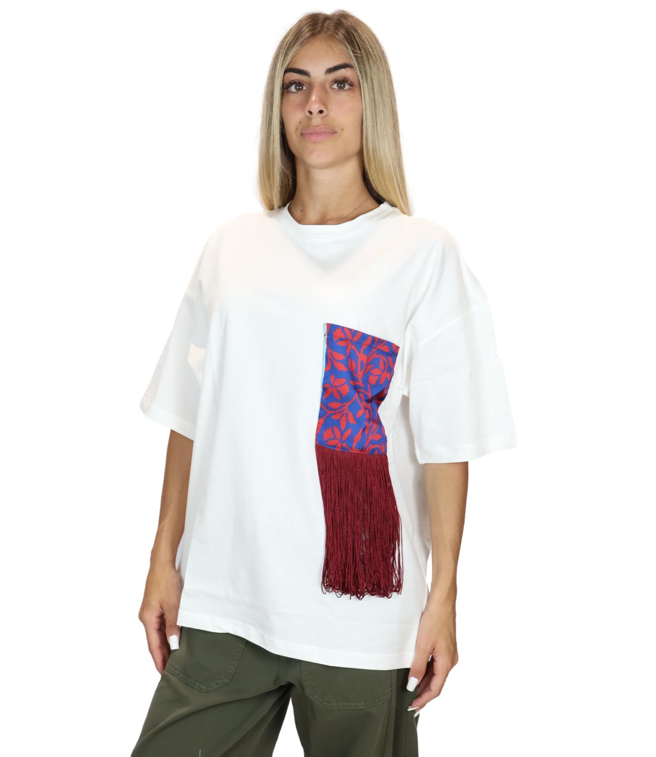 Susy Mix T-Shirt da Donna - Fant.blu/rosso - Sh004932