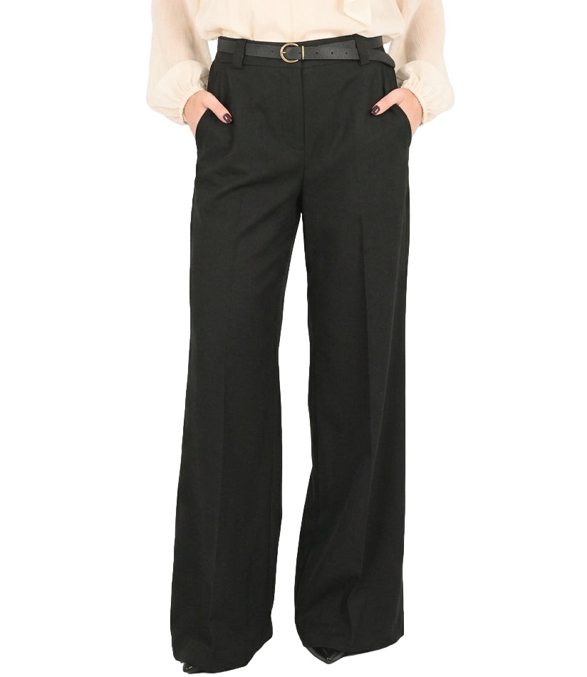 Susy Mix Pantalone da Donna - Nero - T1316d157