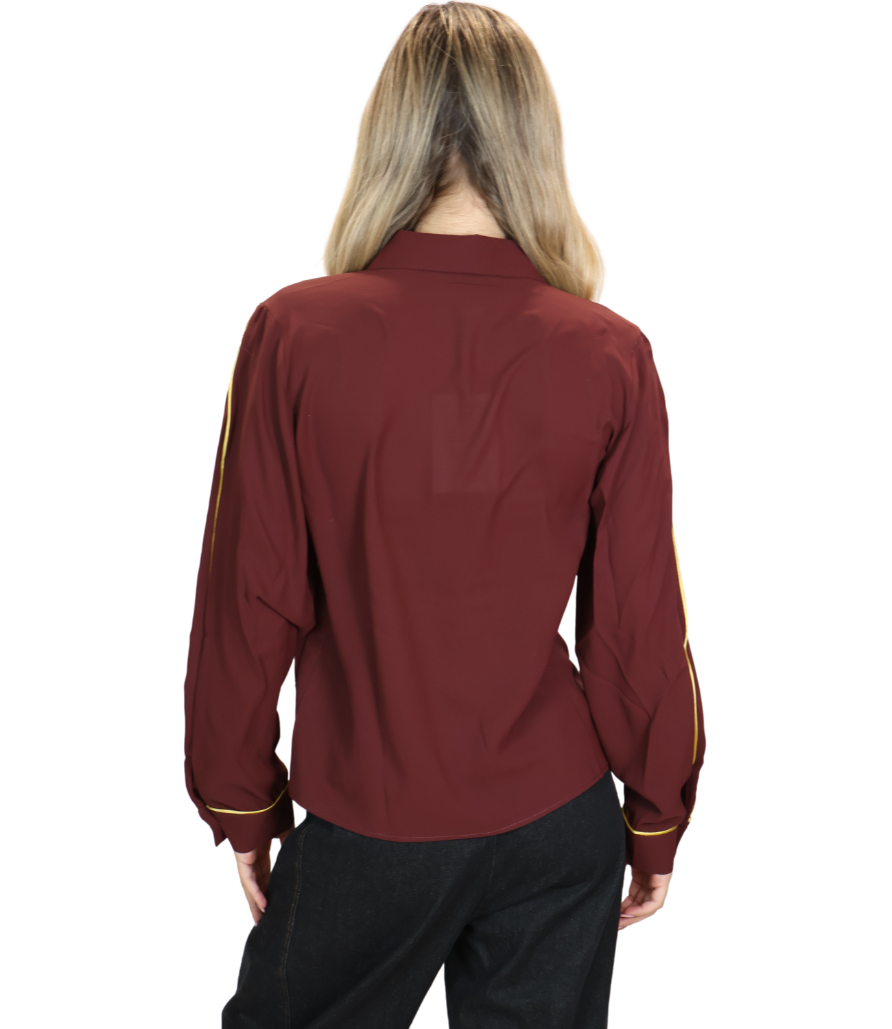 Susy Mix Camicia da Donna - Bordeaux - Y1519n18