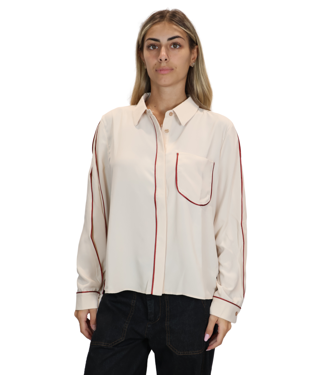 Susy Mix Camicia da Donna - Lana - Y1519n18