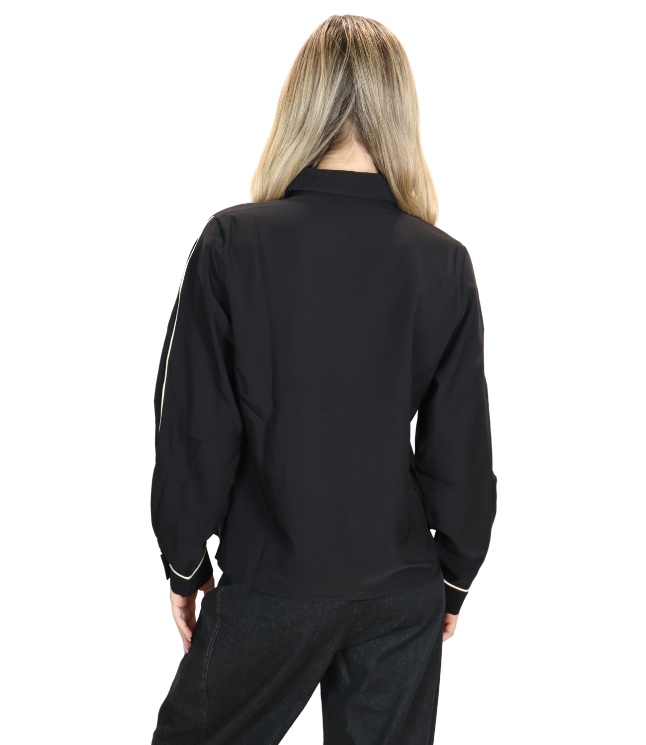 Susy Mix Camicia da Donna - Nero - Y1519n18