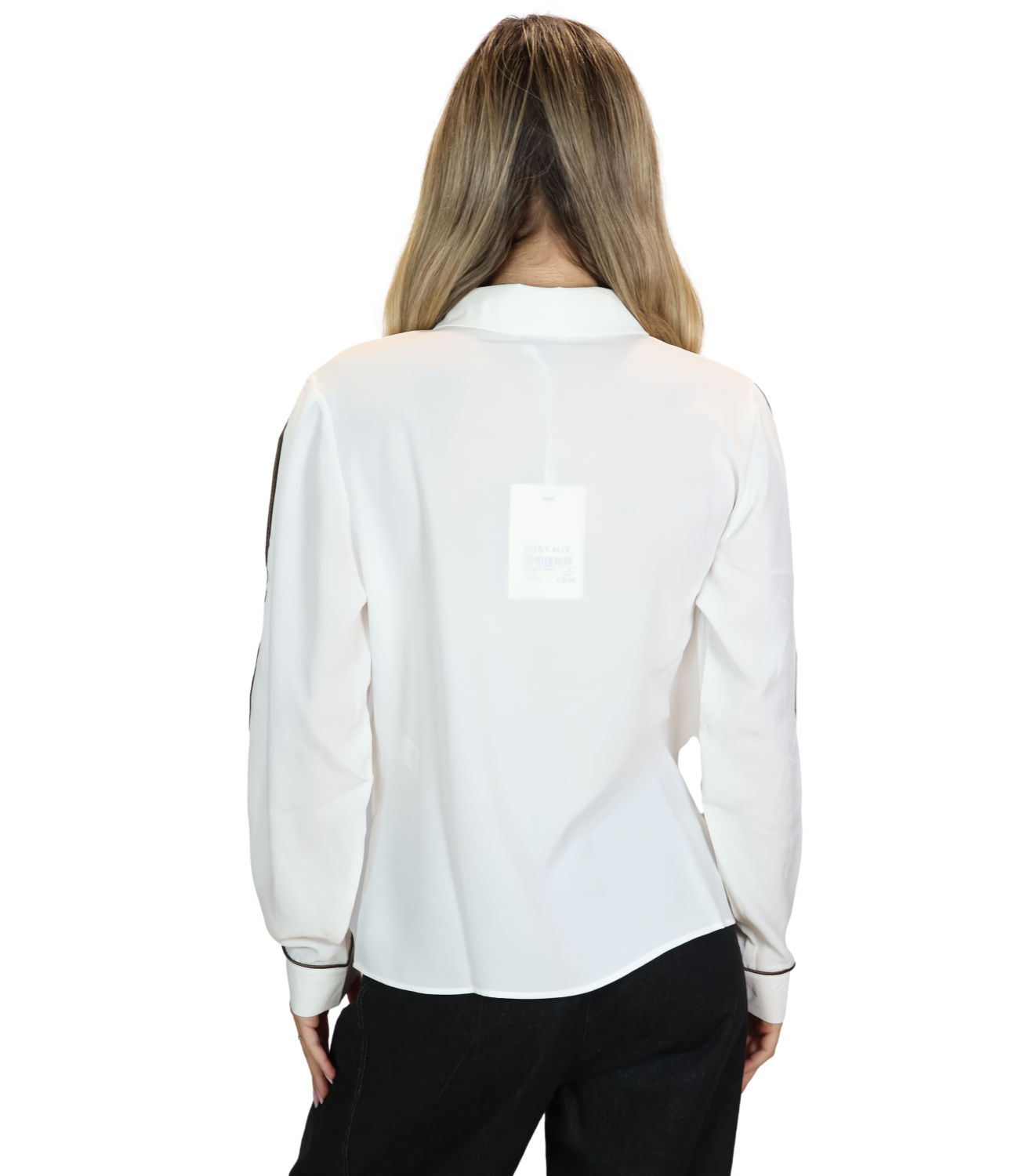 Susy Mix Camicia da Donna - Panna - Y1519n18