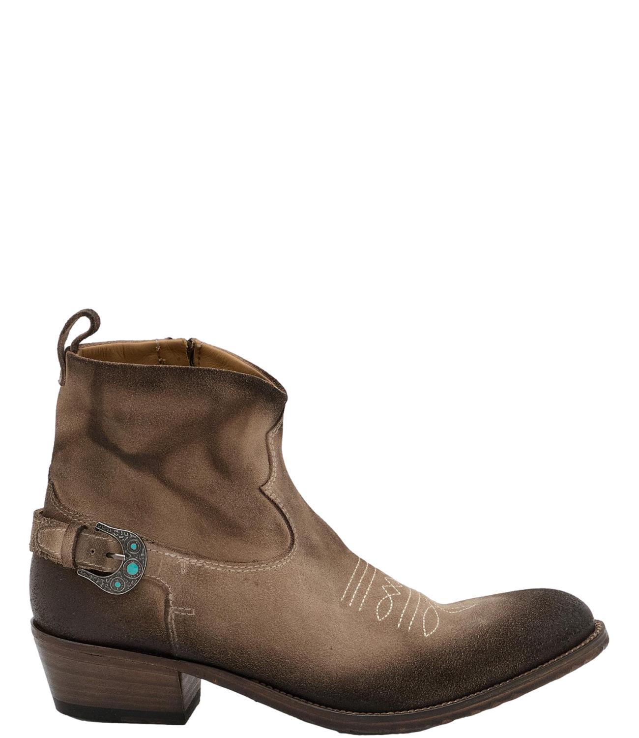 Taji Stivali da Donna - Beige - Austin Suede