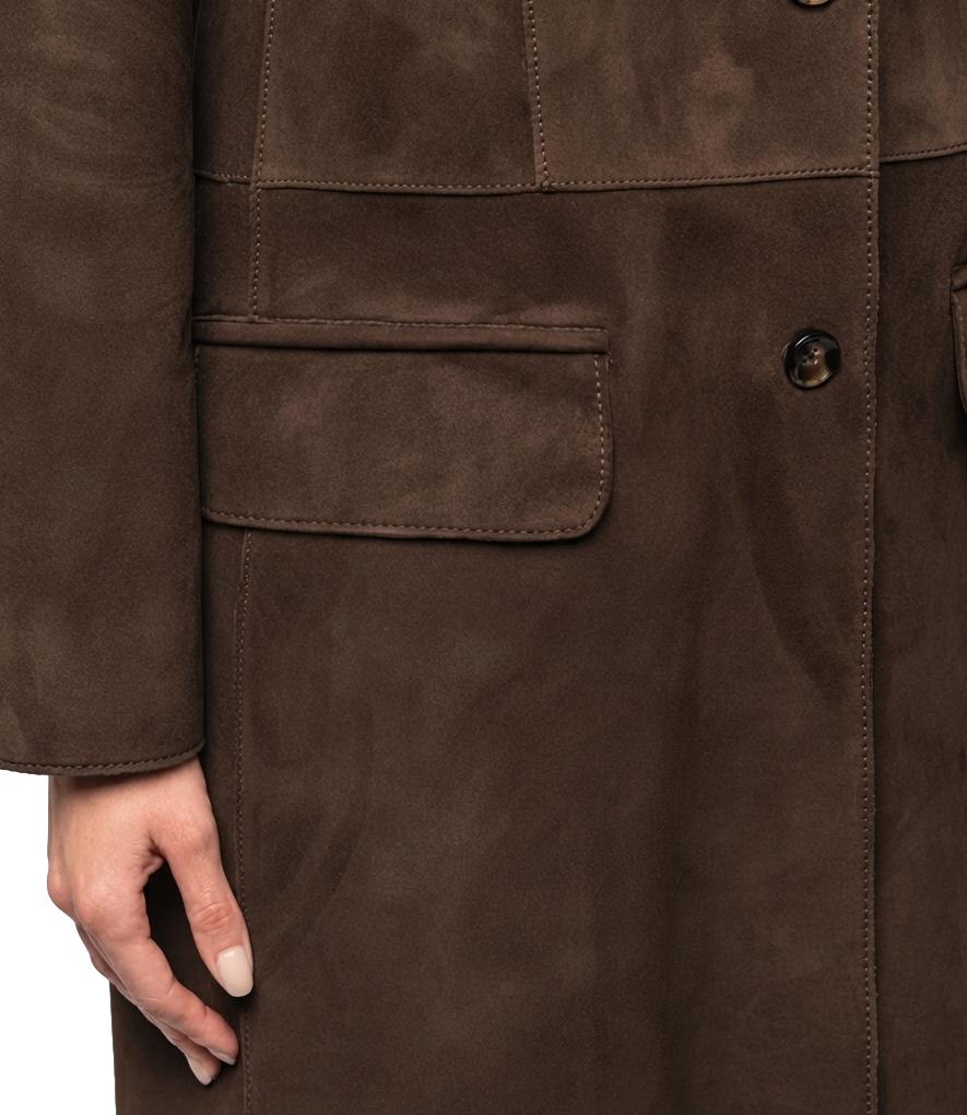 The Jackie Leathers Giacca da Donna - Walnut Brown - Doro Gsac