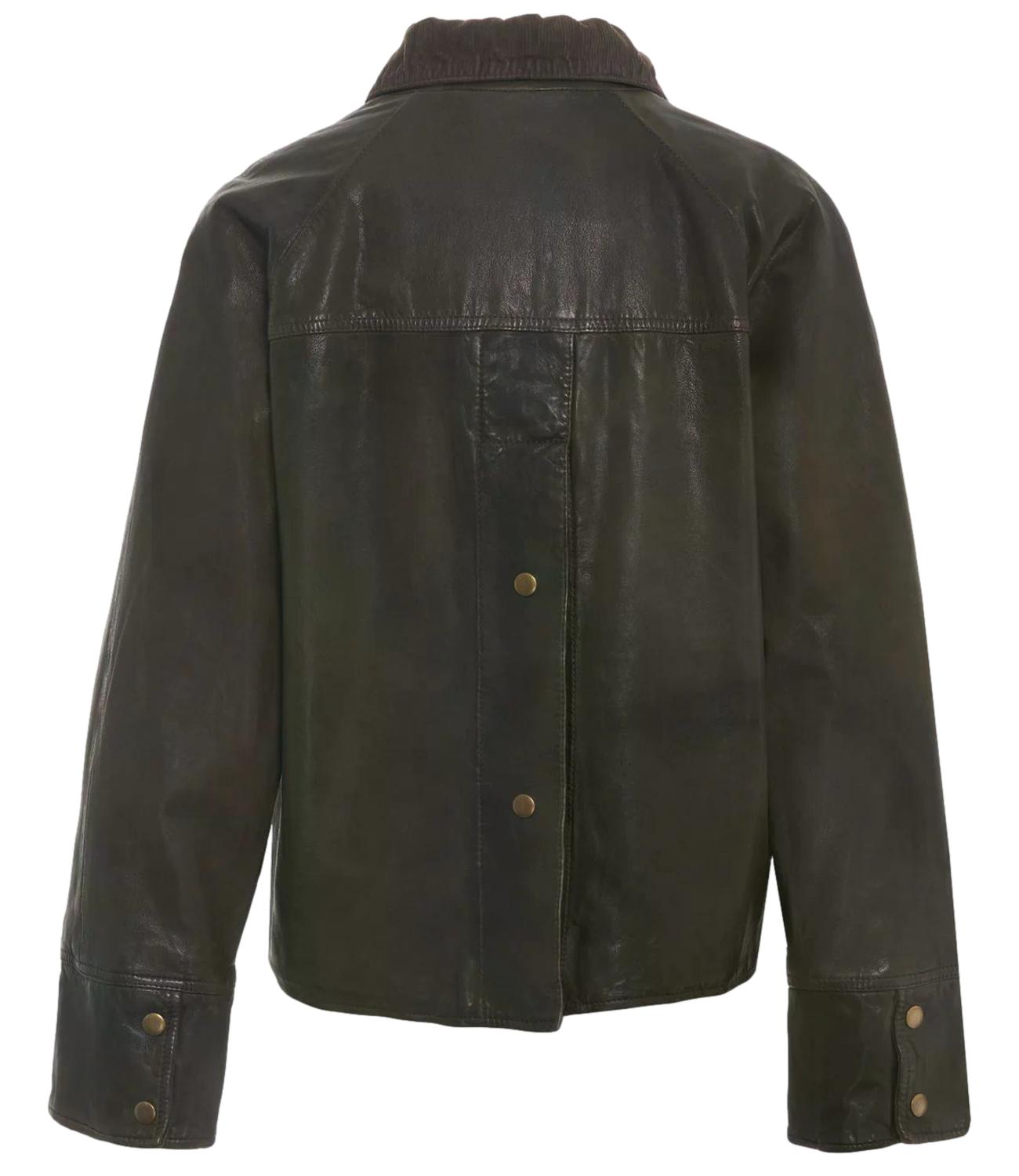 The Jackie Leathers Giacca da Donna - Cricket Green - Glis Vegt
