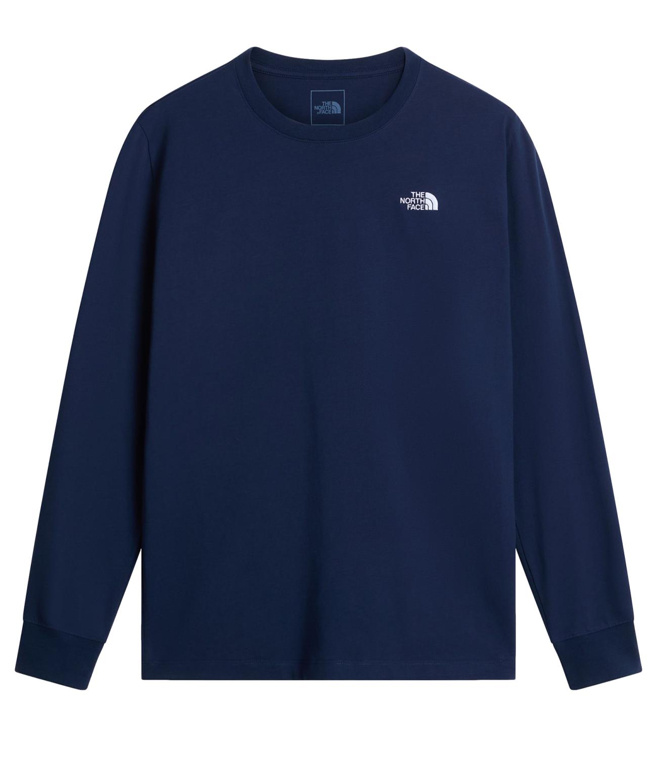 The North Face T-shirt manica lunga da Uomo - Summit Navy - Nf0a8eu3