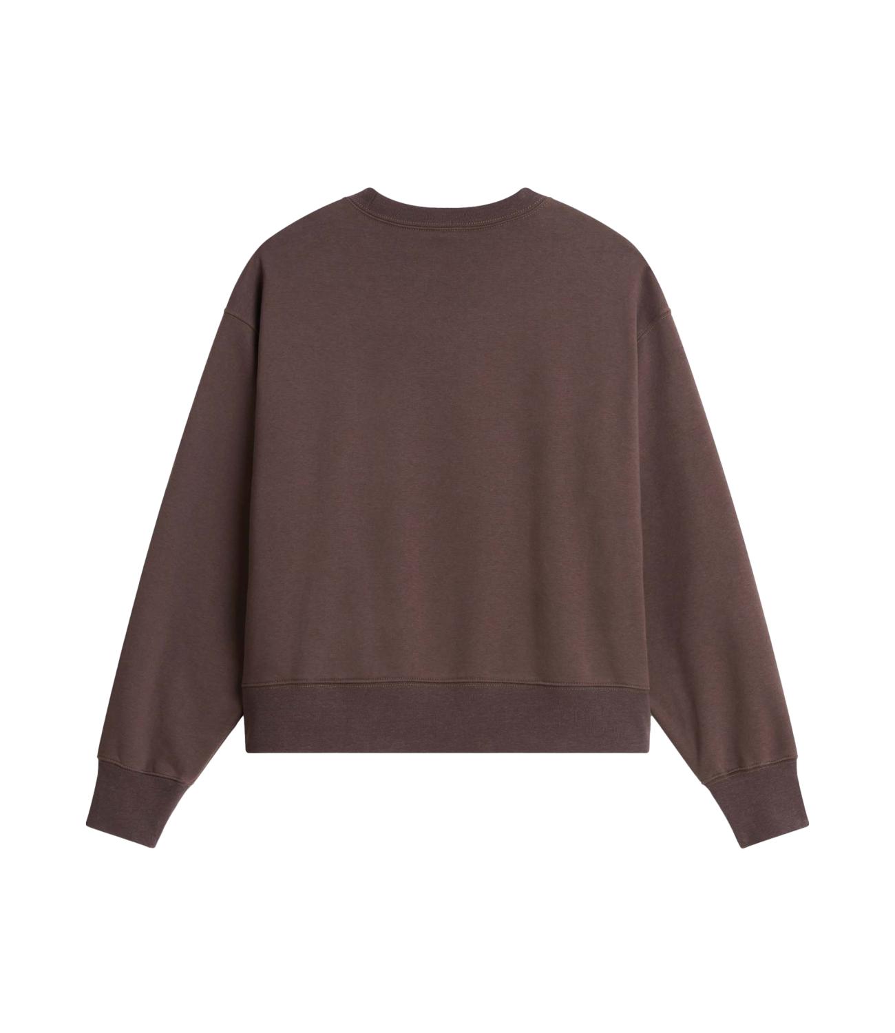 The North Face Felpa da Donna - Crew Smokey Brown - Nf0a8hby