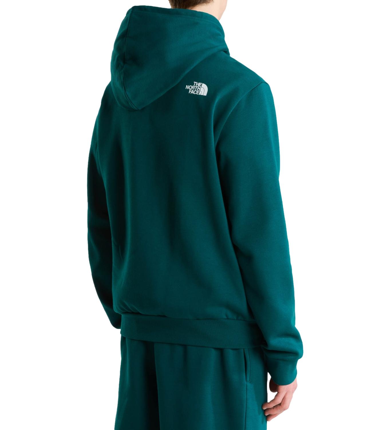 The North Face Felpa con cappuccio da Uomo - Pacific Teal - Nf0a8jax
