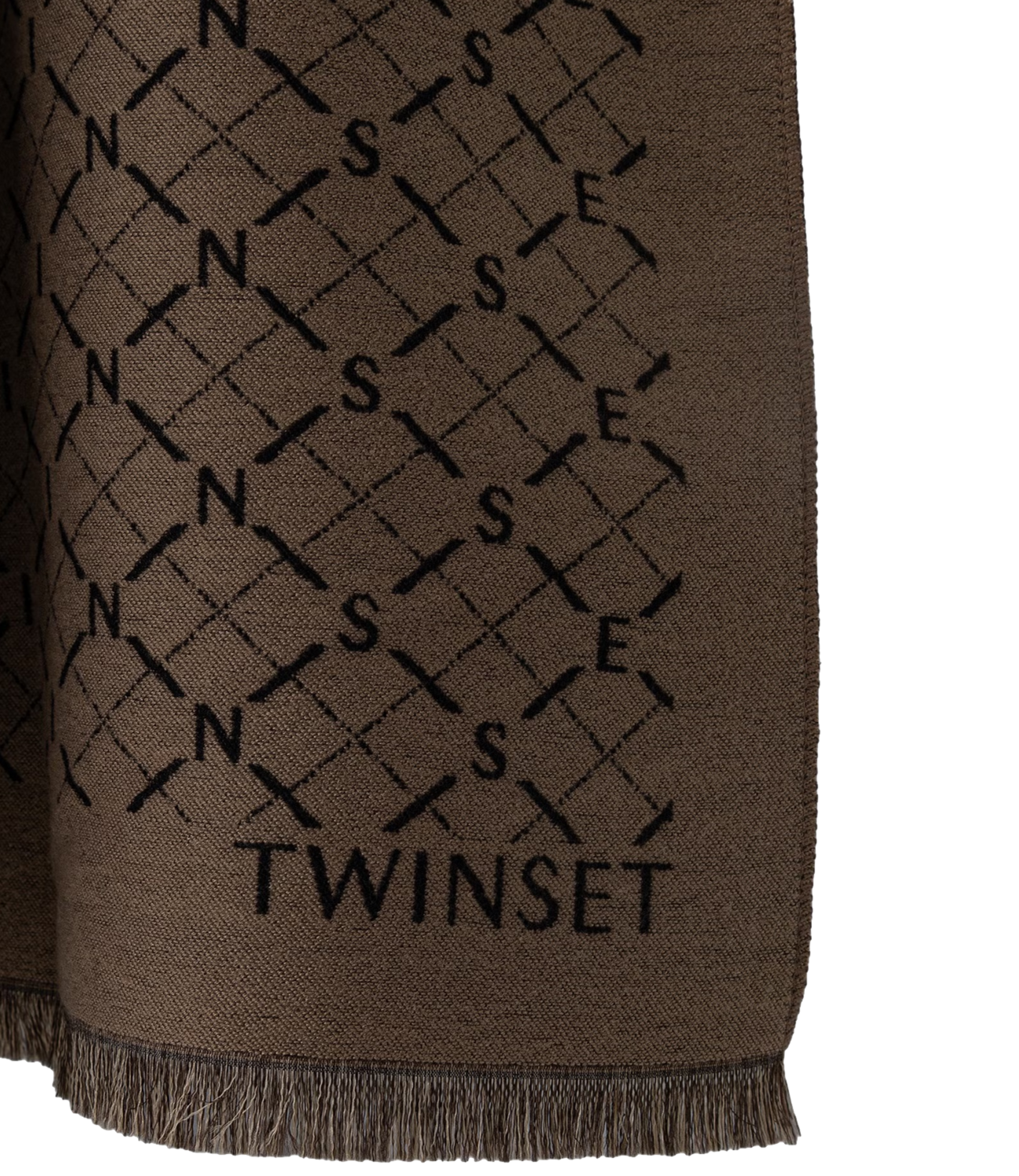 Twin Set Stola da Donna - Jacq.mix Canapa/dark Coffee - 262ta4300