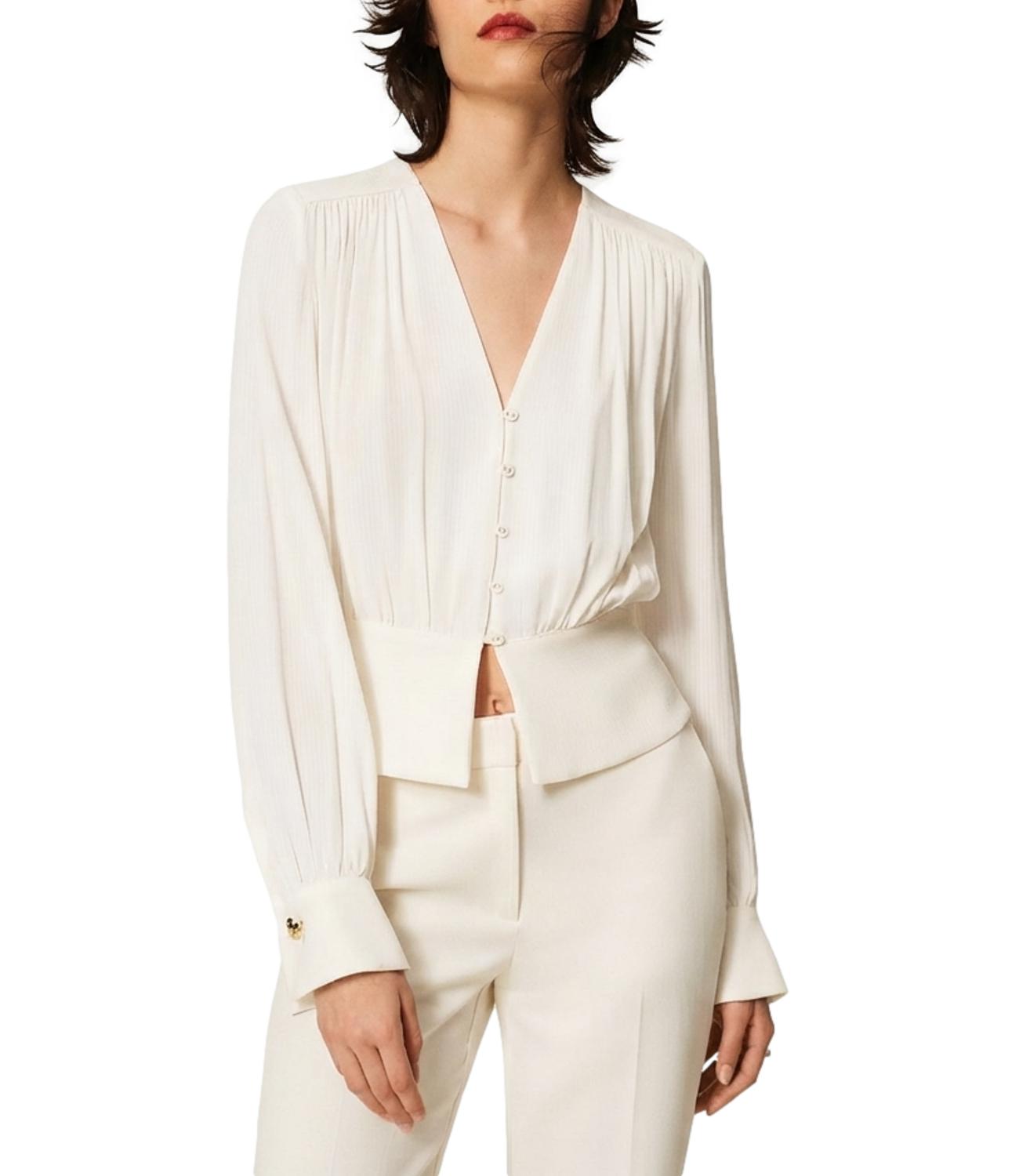 Twin Set Camicia da Donna - Madreperla - 262tp2434