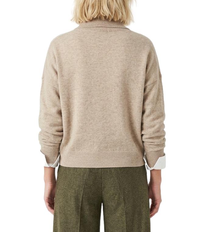 Vicolo Maglia da Donna - A Beige Melange 107 U - 2ac2175