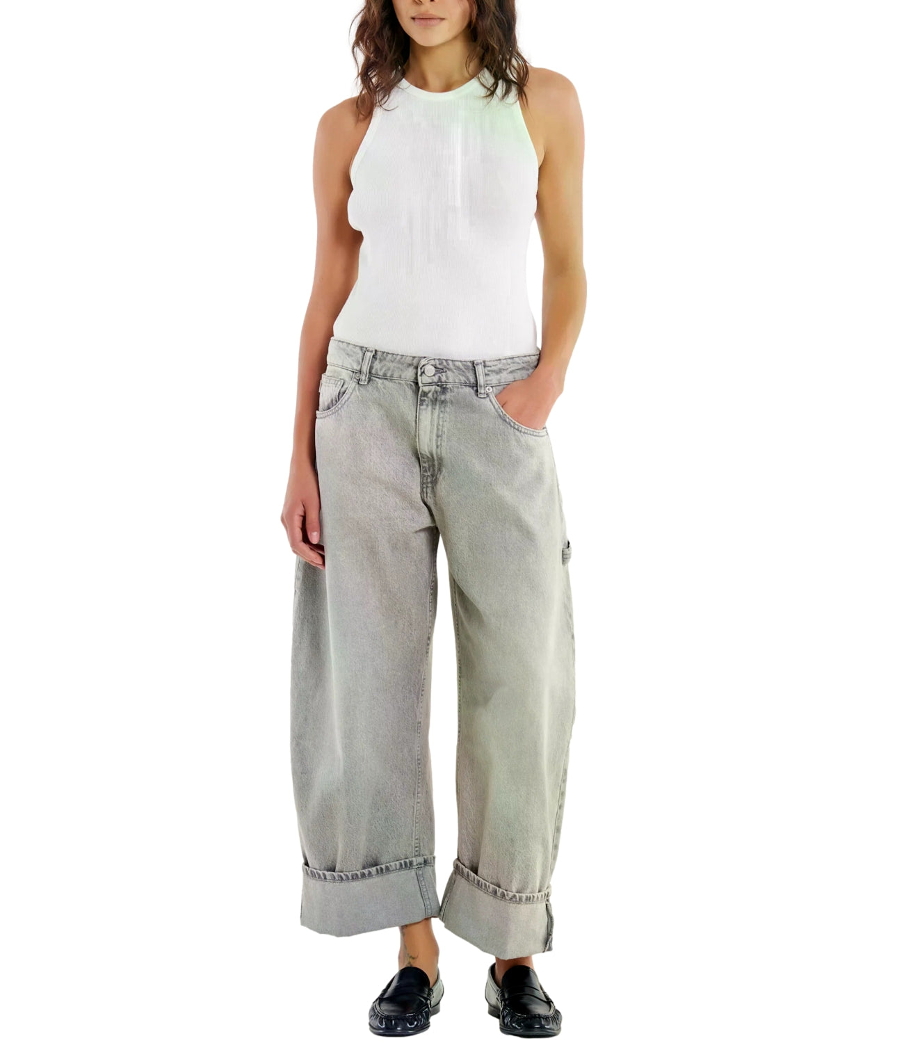 Vicolo Pantalone da Donna - A Denim Grigio Xs - Dac5294
