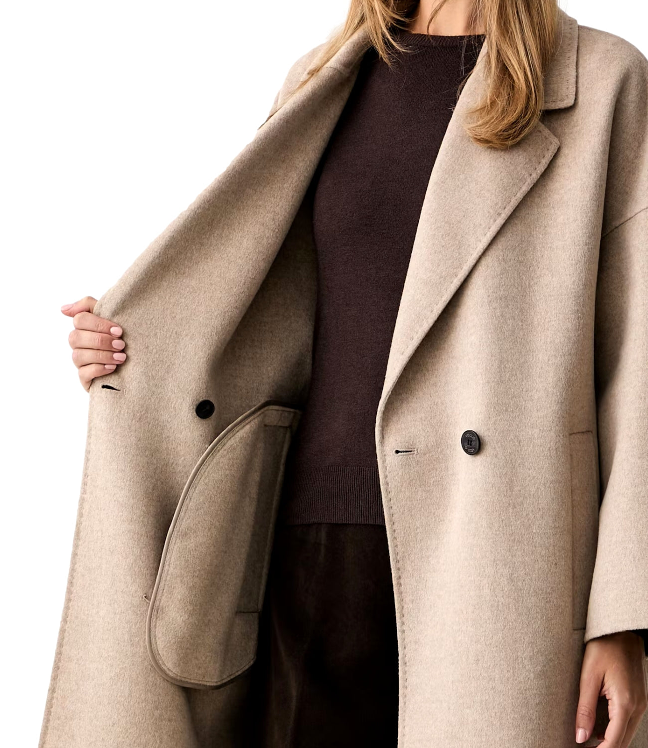 Vicolo Cappotto da Donna - Tortora - Tac0003