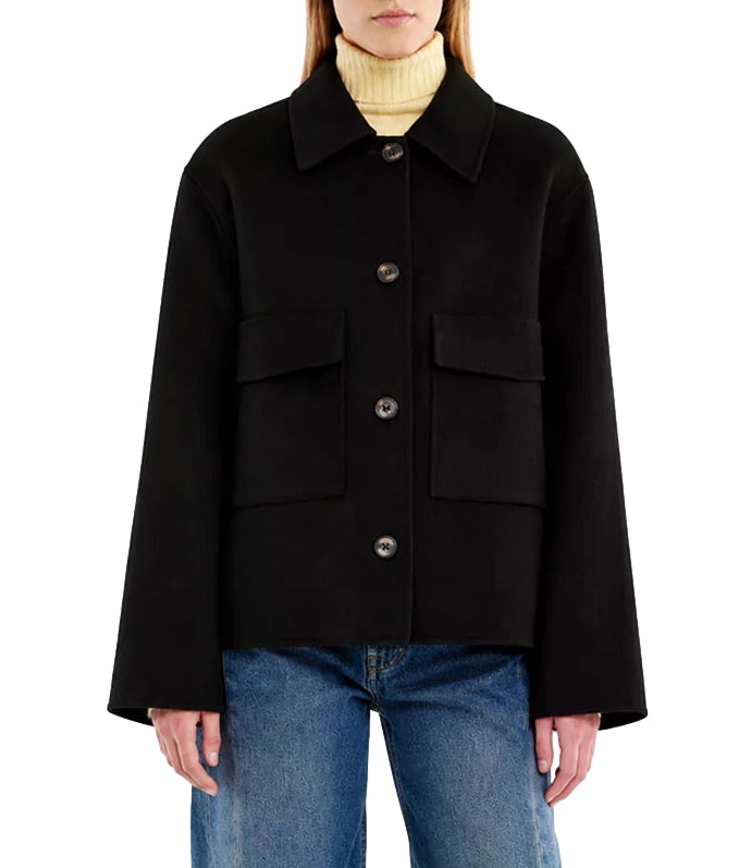 Vicolo Cappotto da Donna - Nero - Tac0010
