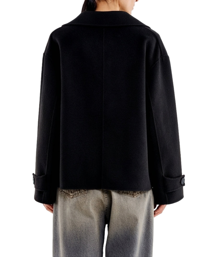 Vicolo Cappotto da Donna - Nero - Tac0061