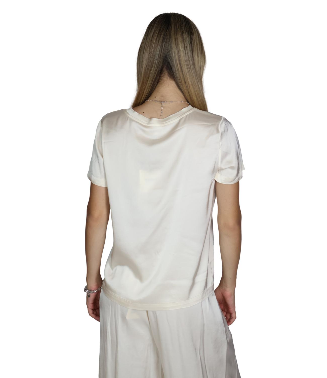 Vicolo T-Shirt da Donna - Panna - Tac0282