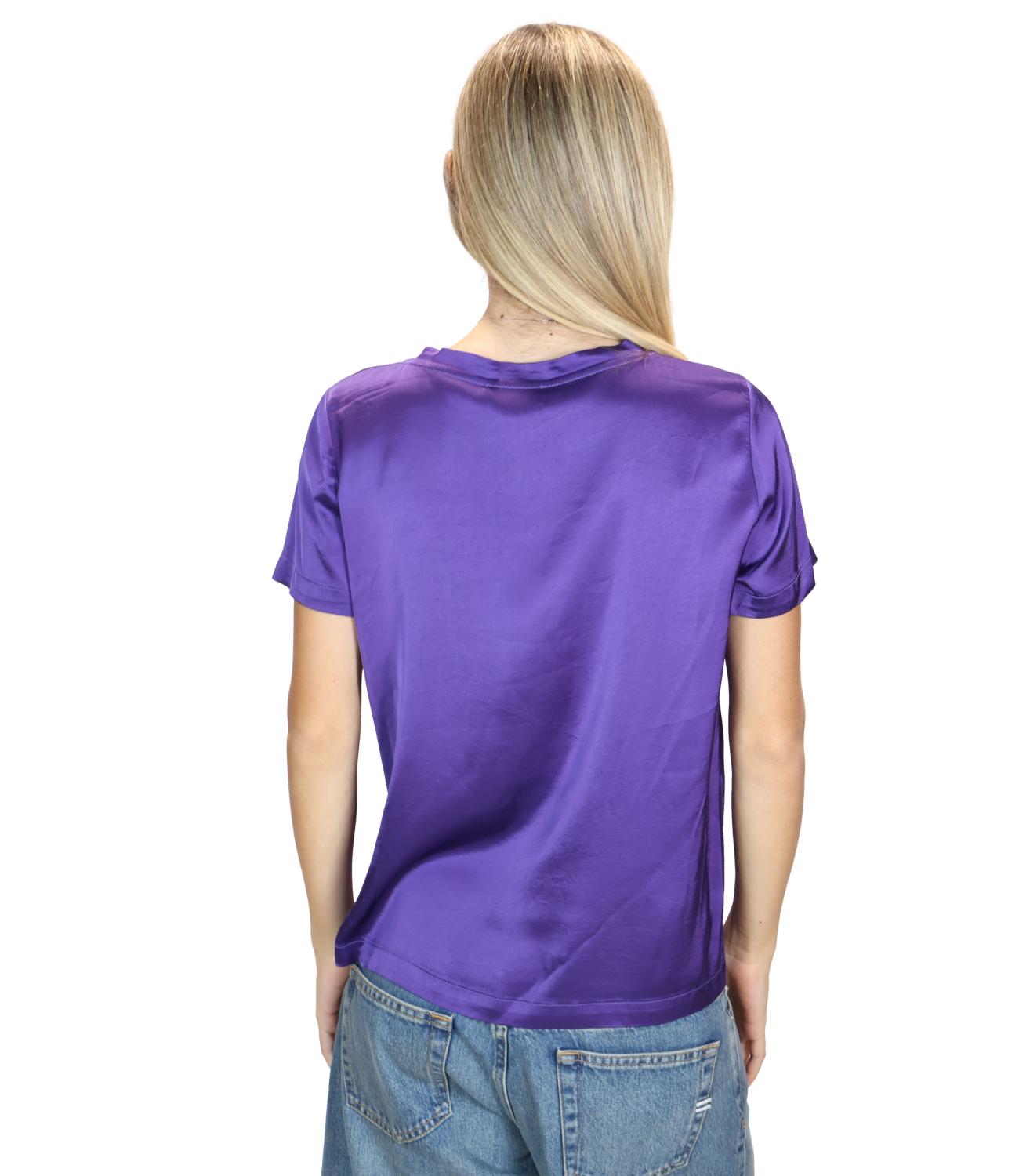 Vicolo T-Shirt da Donna - Viola - Tac0282