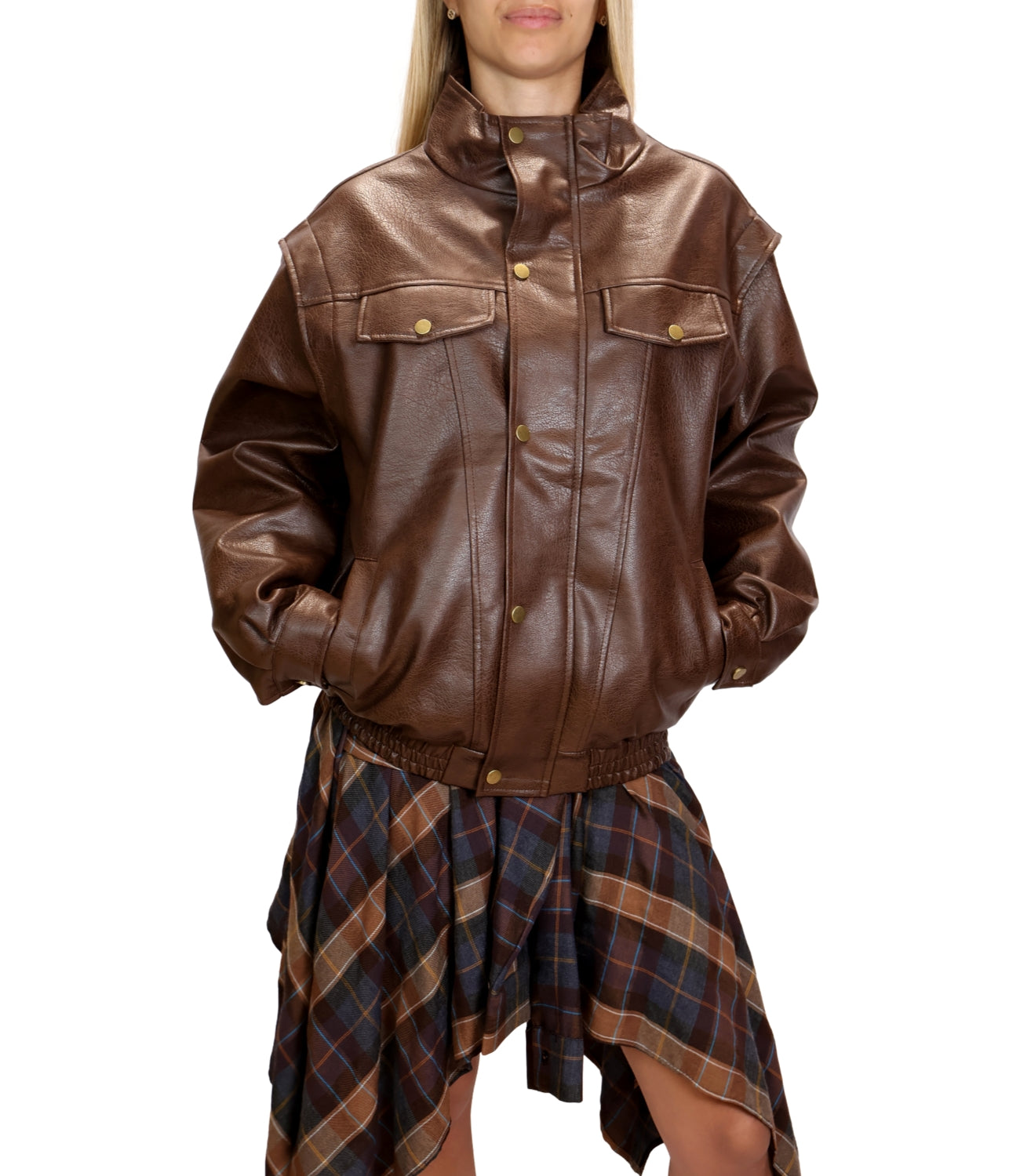 Vicolo Cappotto da Donna - Moro - Tac1738