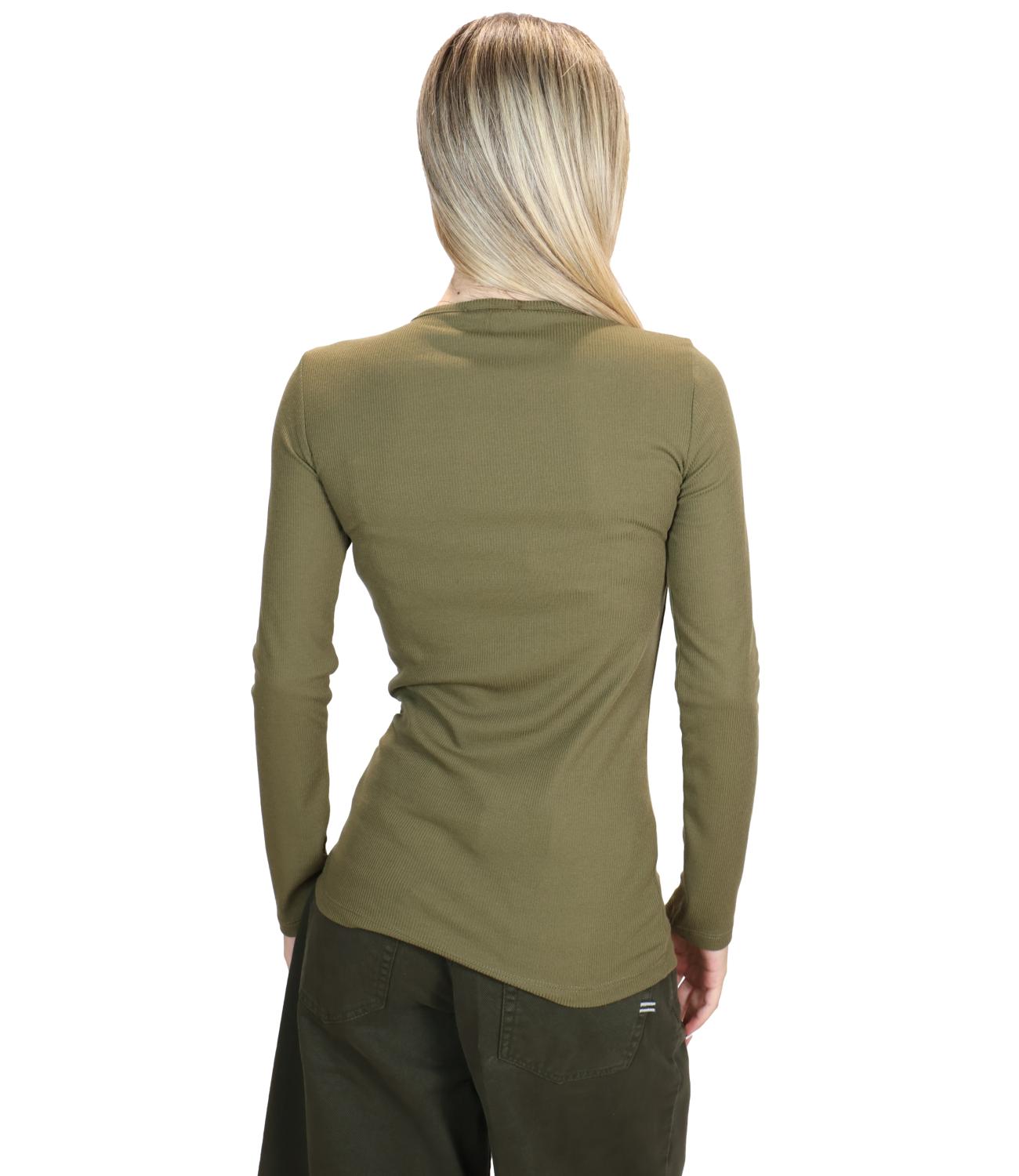Vicolo T-Shirt da Donna - Militare - Uac0044