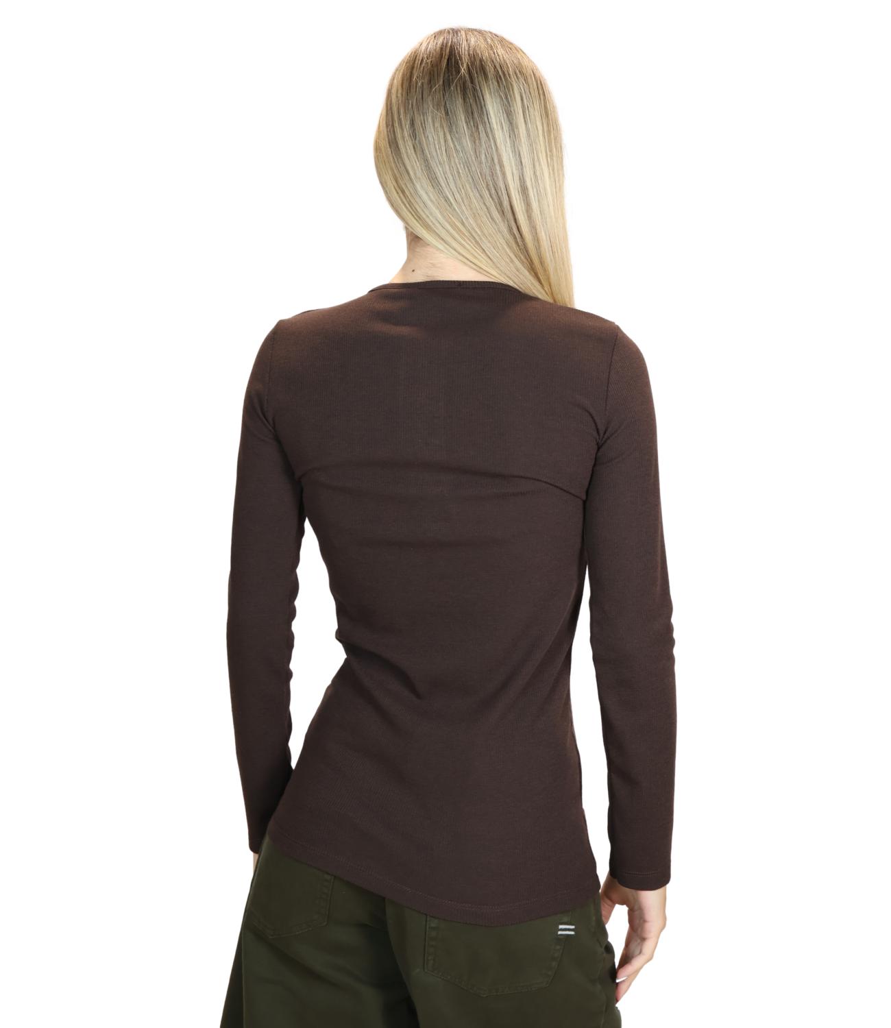 Vicolo T-Shirt da Donna - Fondente - Uac0044